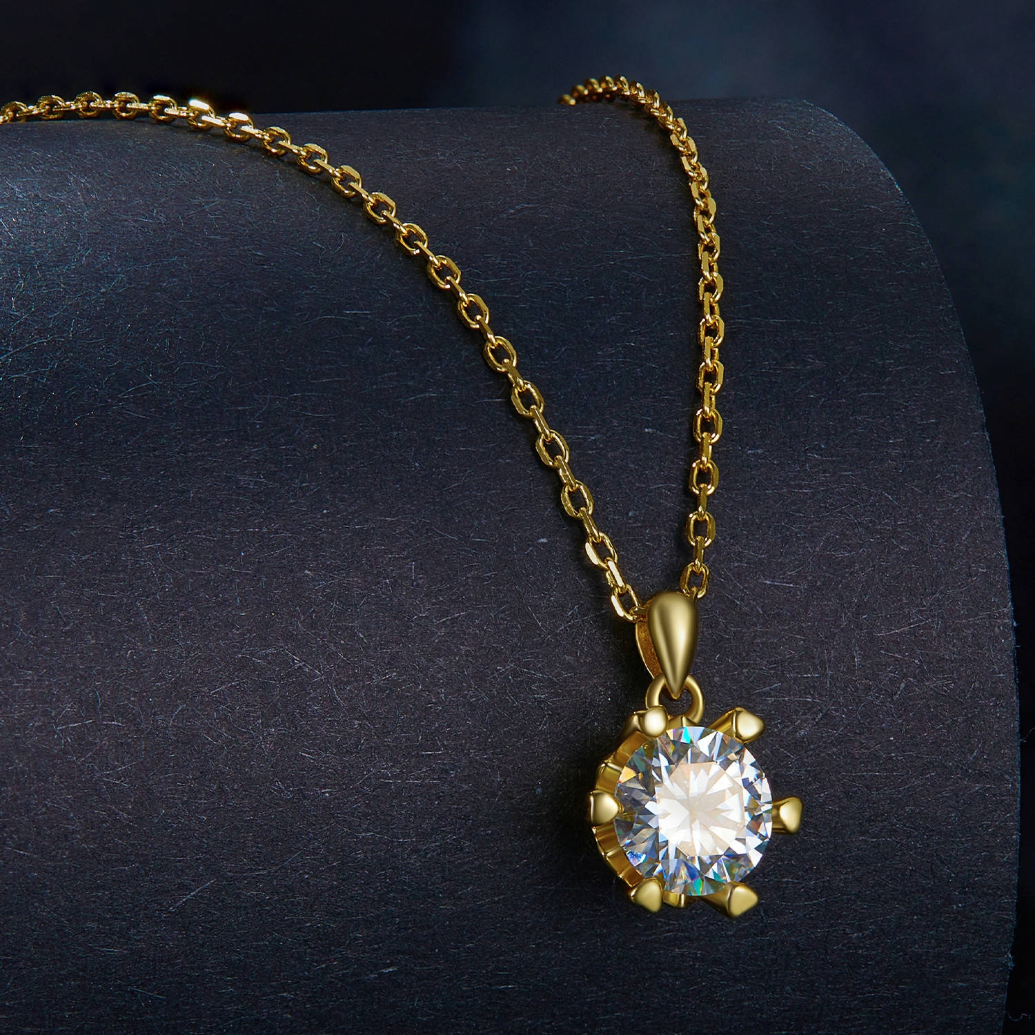 Pandora Stijl Ketting met Luxe Moissanite - MSN006-B