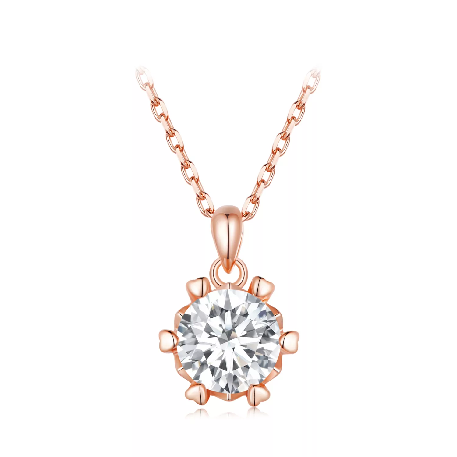 Pandora Stijl Ketting met Luxe Moissanite - MSN006-C