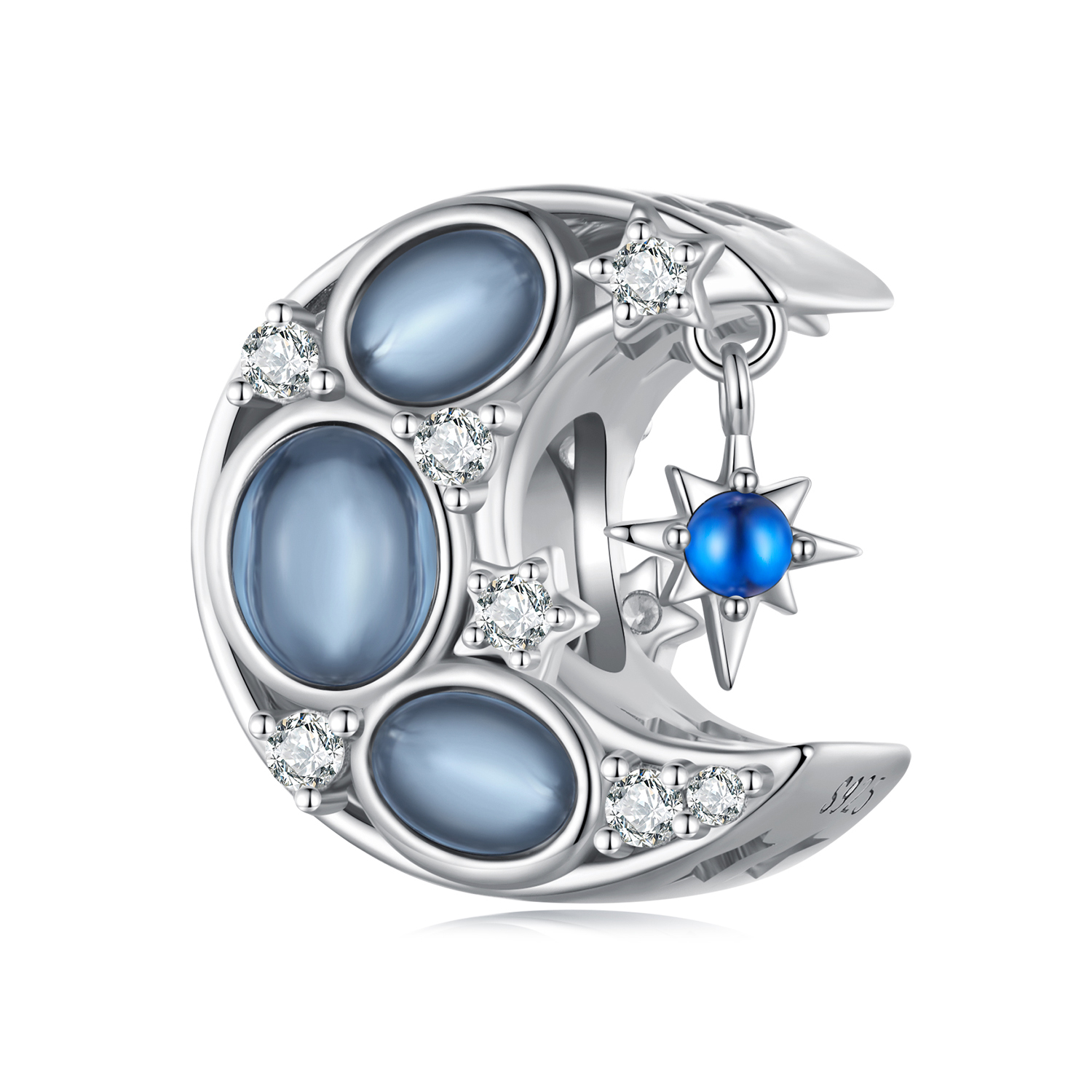 Pandora Stijl Maan Bedel - BSC872 Pandora Stijl Maan Bedel - BSC872