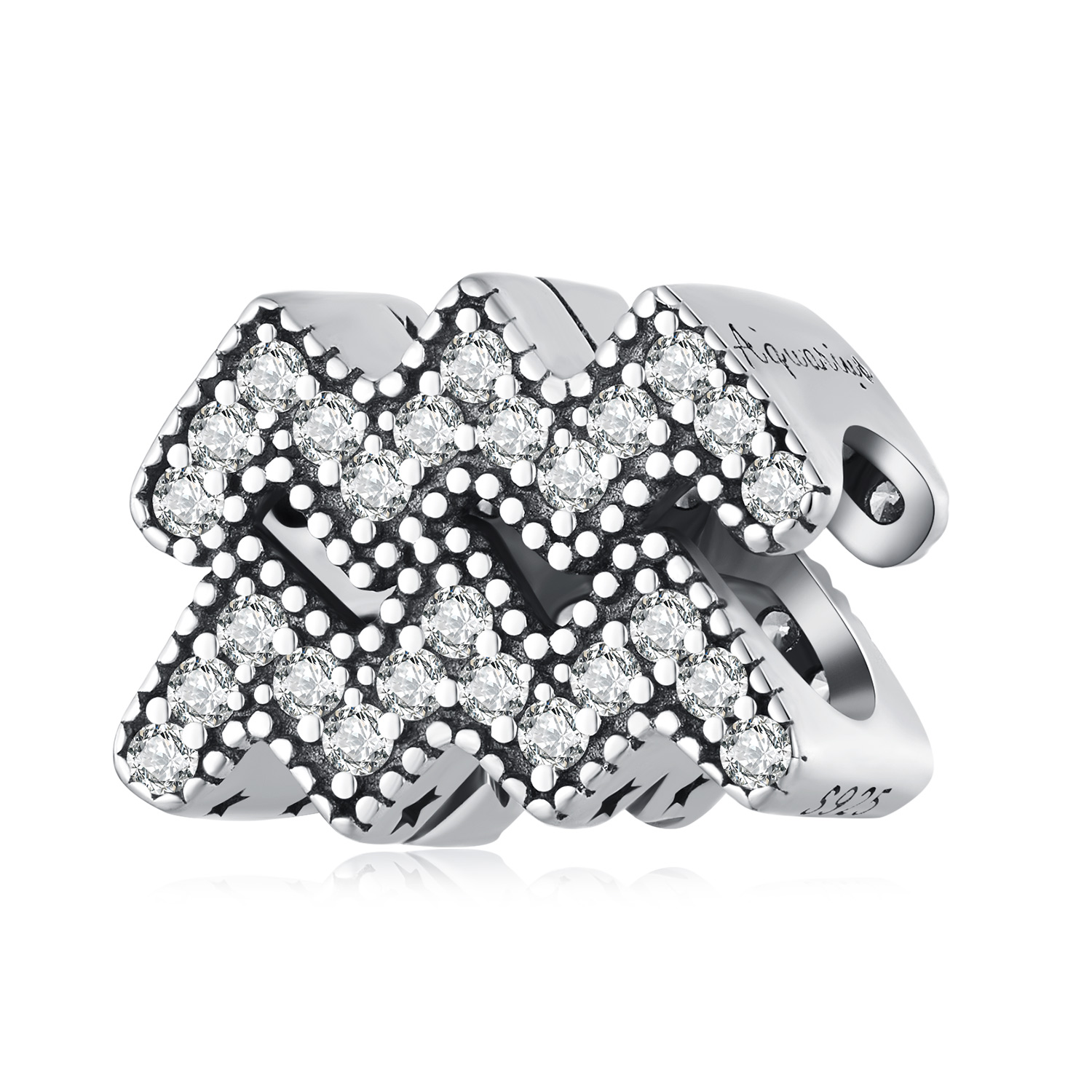 Pandora Stijl Waterman Geluksbedel - SCC2516-12 Pandora Stijl Waterman Geluksbedel - SCC2516-12