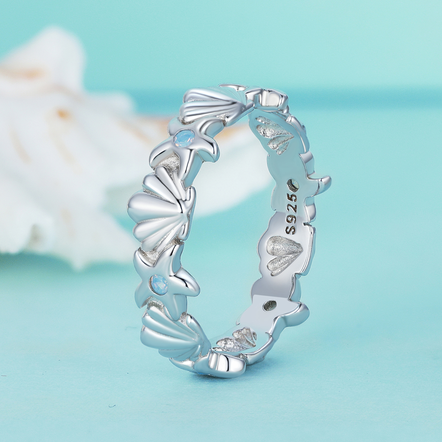 Pandora Stijl Zeester Schelp Ring - BSR430