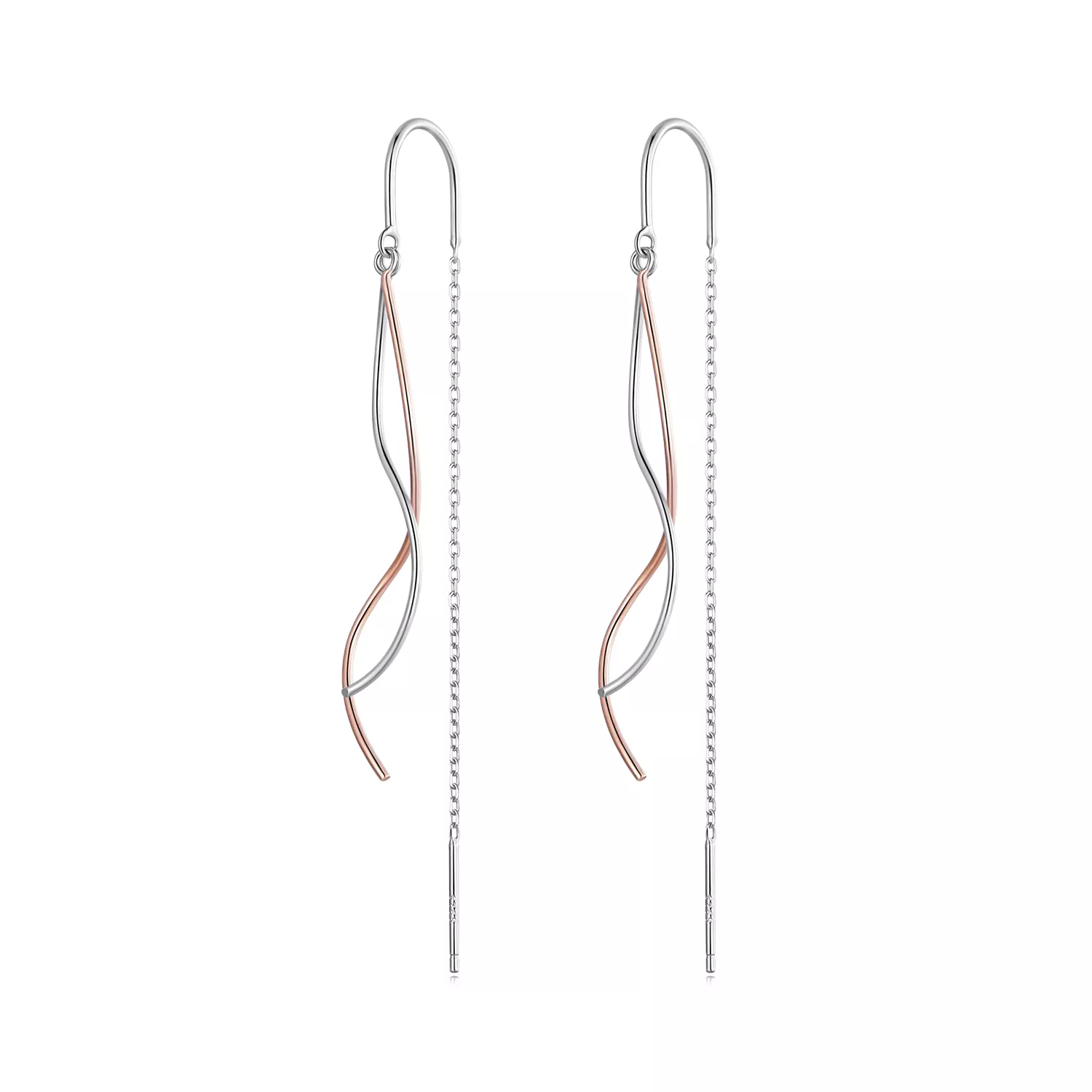 Pandora Style Kwast Hanger Oorbellen - SCE1600