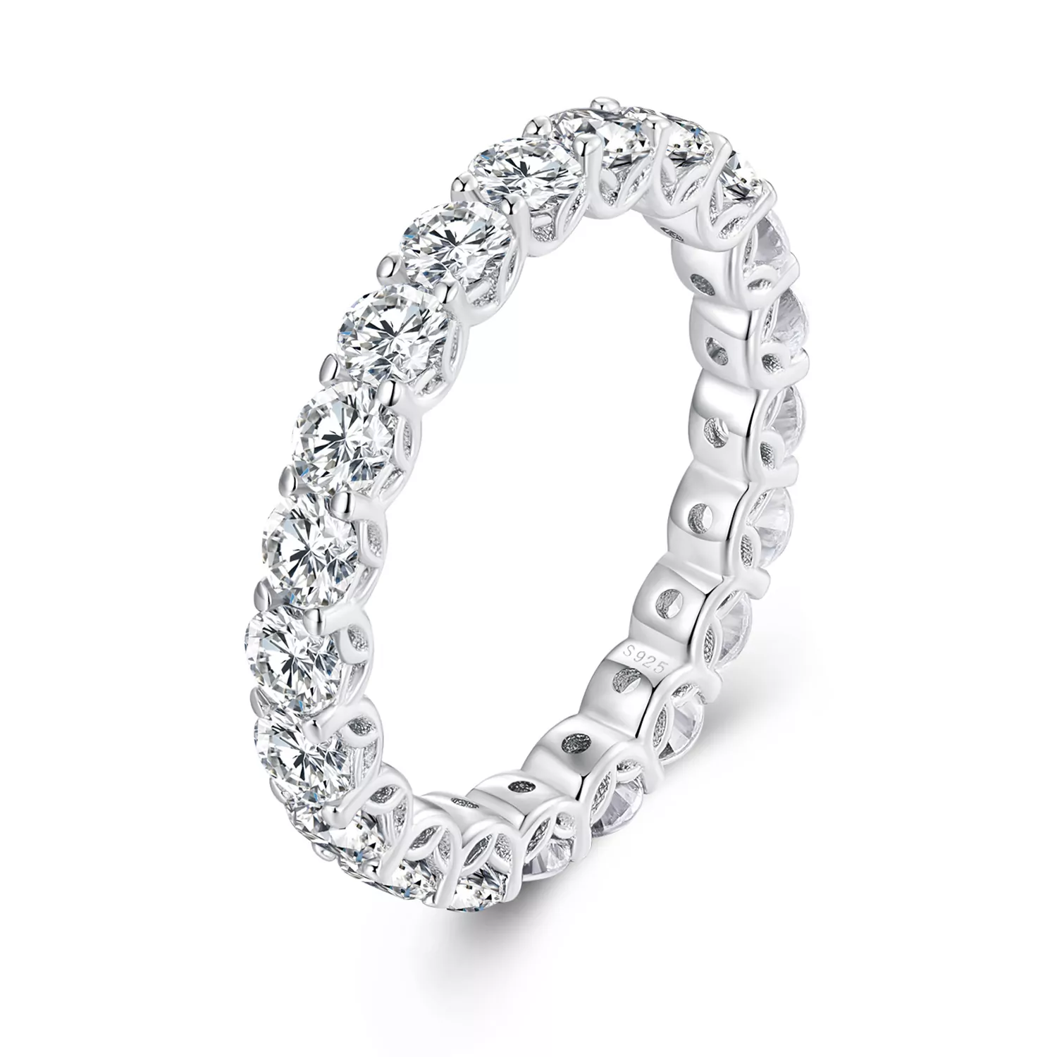 Pandora-stijl Fijne Moissanite Ring - MSR029