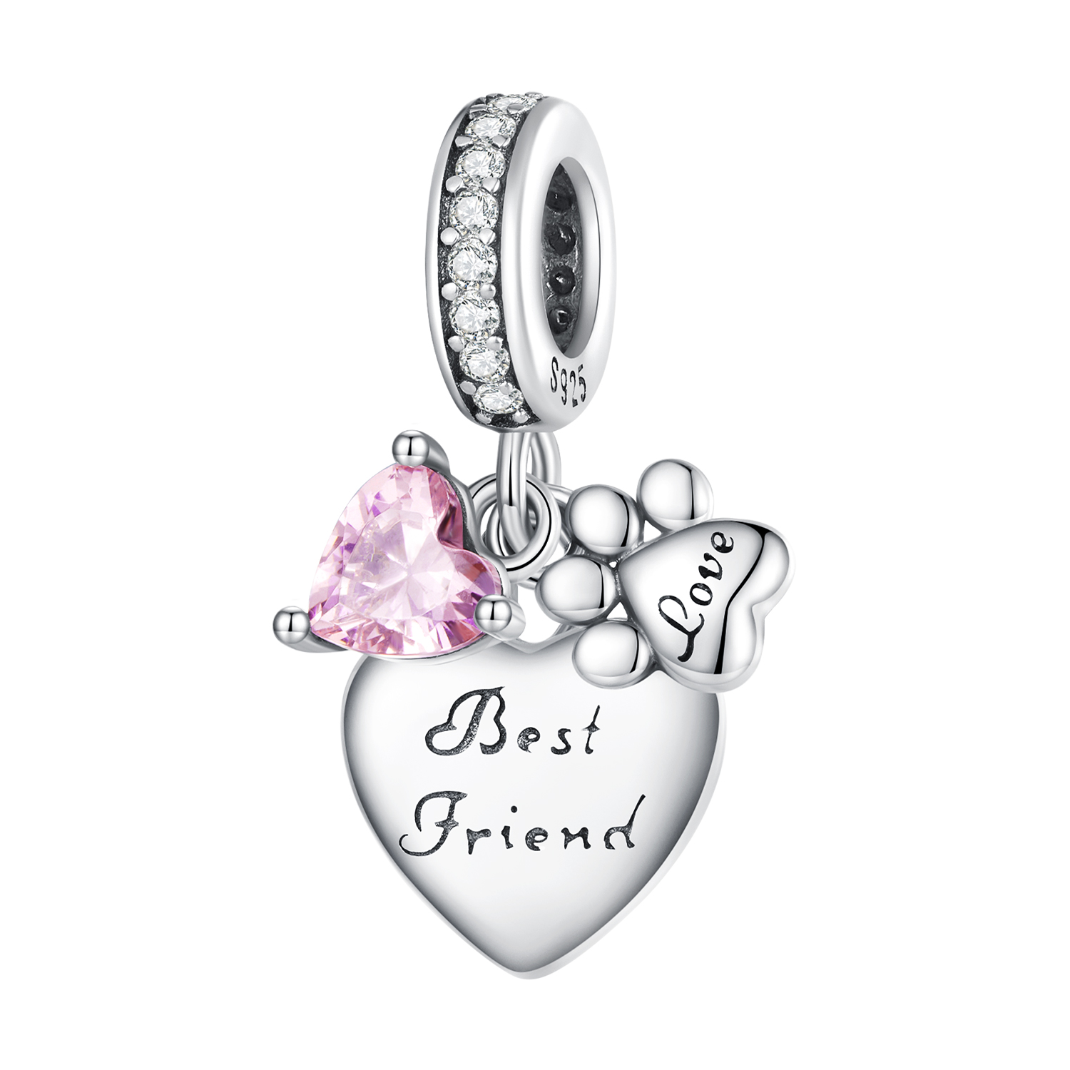Pandora Stijl Eeuwige Vriendschap Bedel - SCC2436 Pandora Stijl Eeuwige Vriendschap Bedel - SCC2436