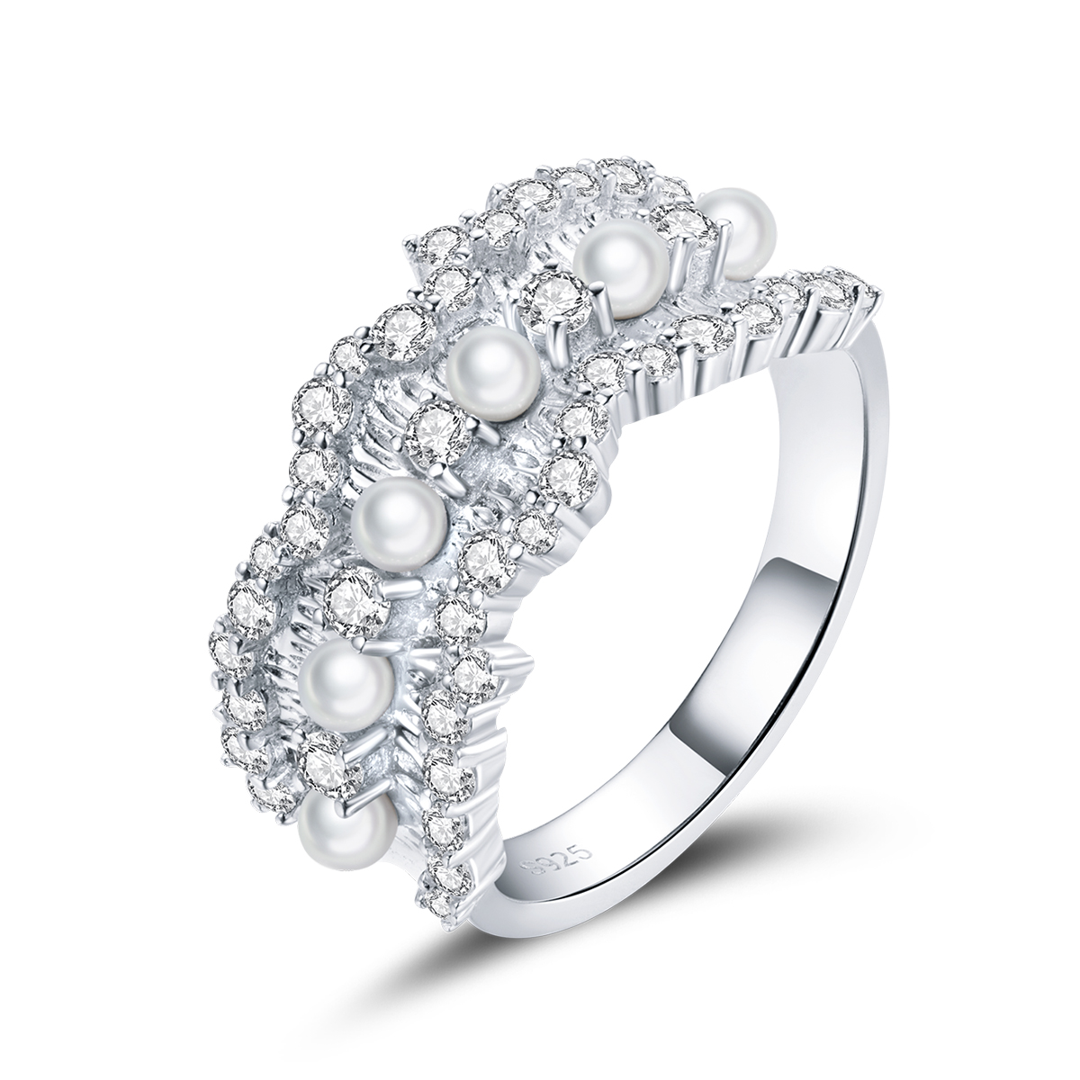 Pandora Stijl Prinsessenring - BSR187 Pandora Stijl Prinsessenring - BSR187