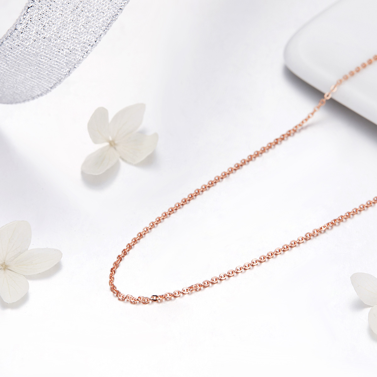 Pandora Stijl Roségouden Ketting - SCA014-45