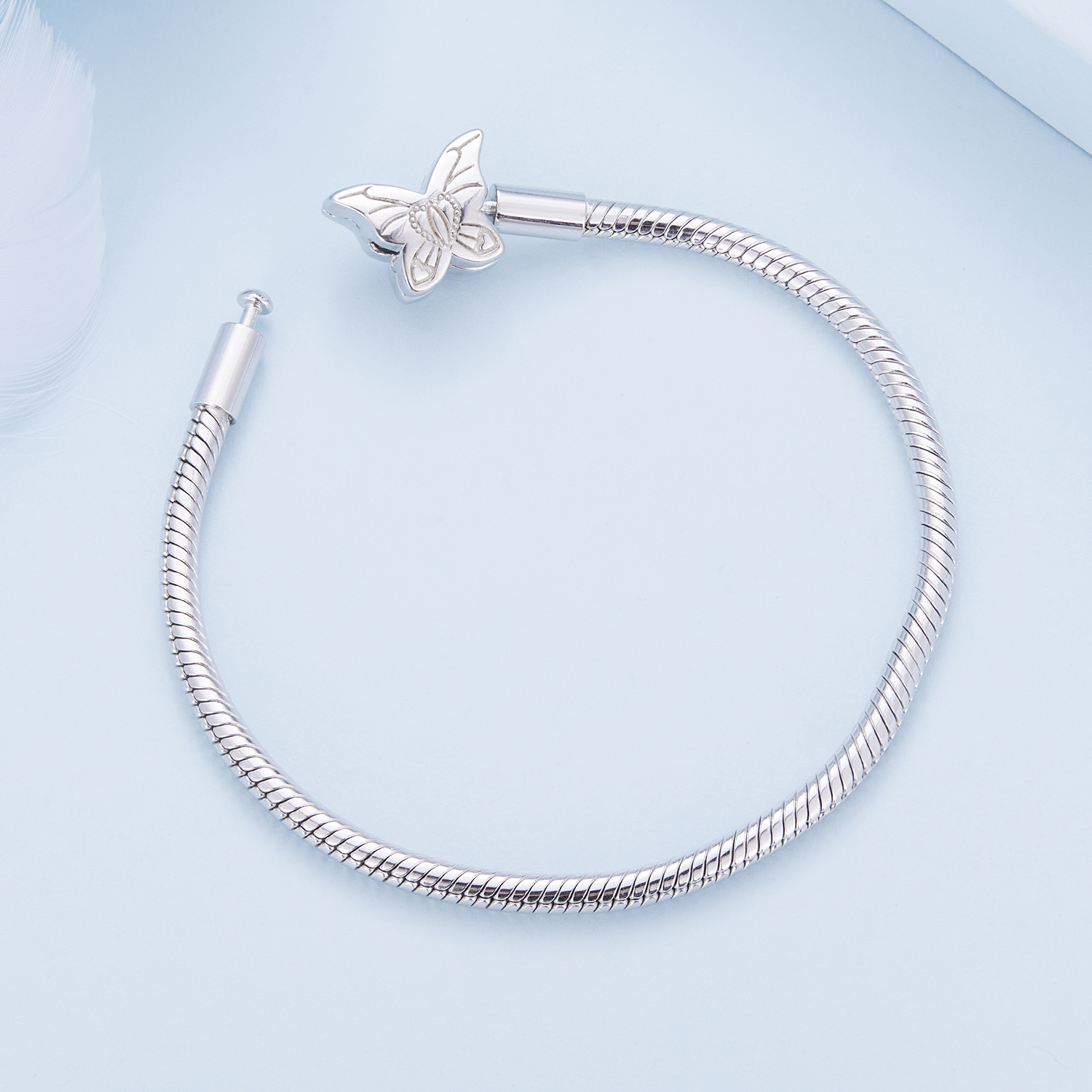 Pandora Stijl Vlinder Armband - BSB113