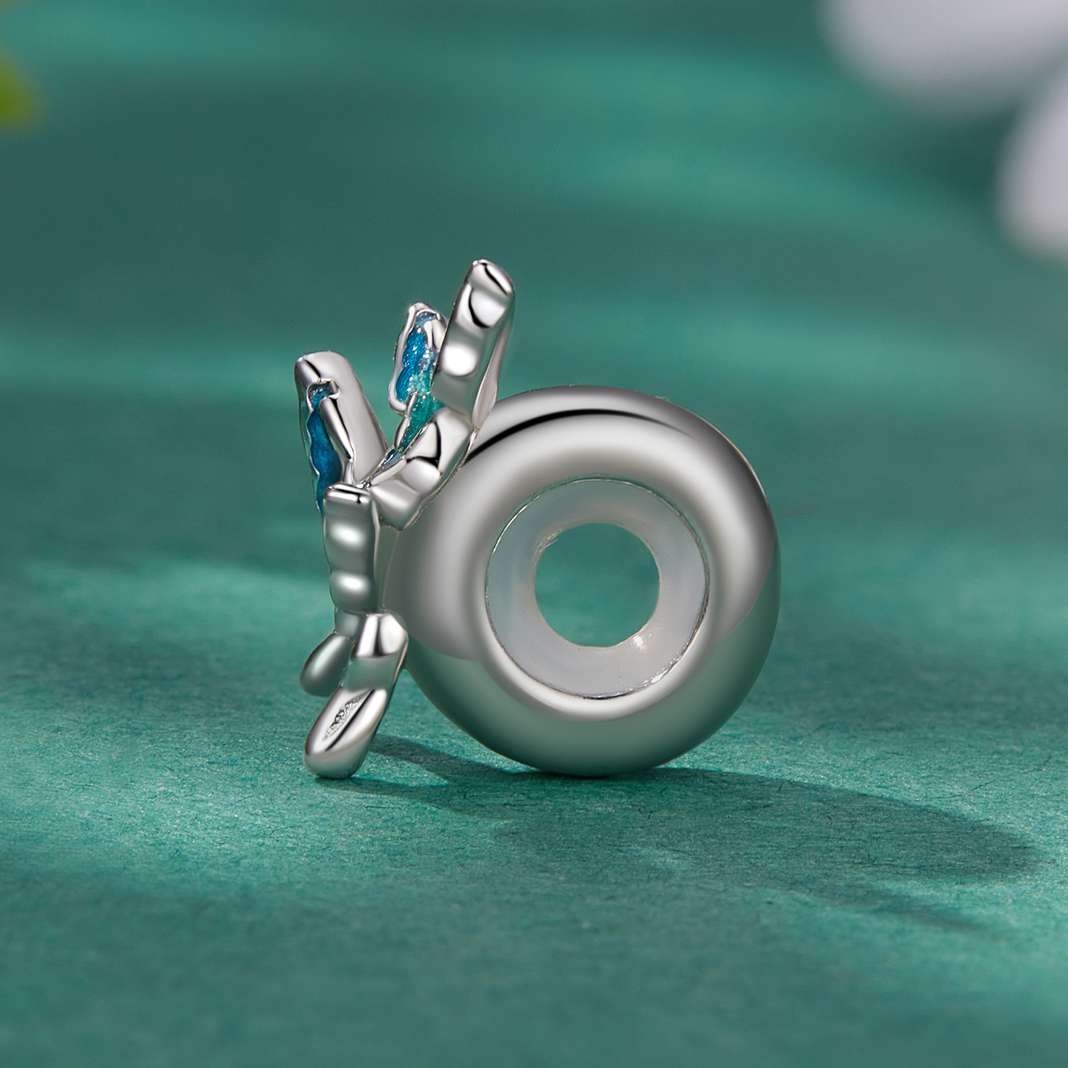 Pandora-stijl vlinder tussenzetsel bedel - BSC789