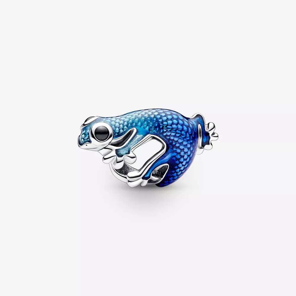 Pandora Metallic Blue Gecko Bedel - 792701C01