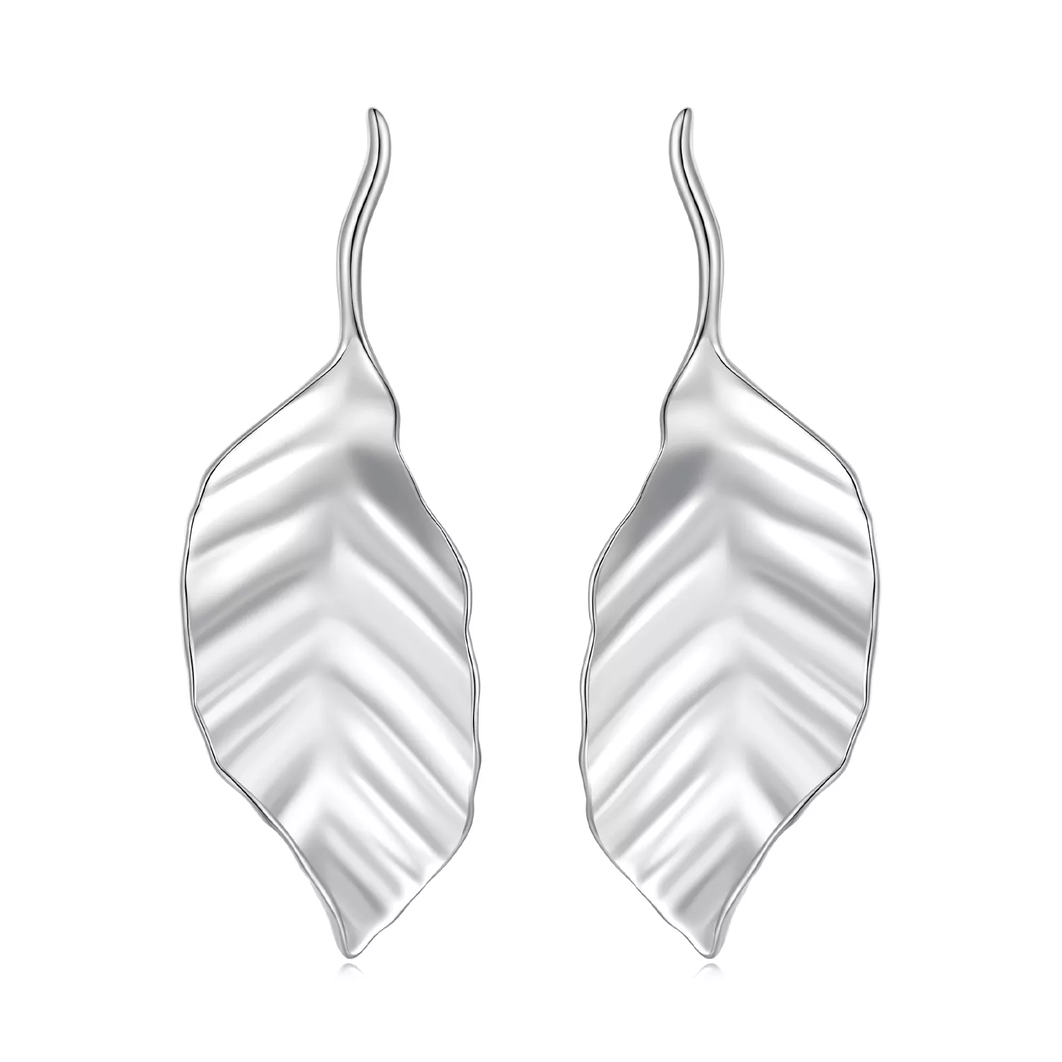 Pandora Stijl Bladeren Studs Oorbellen - BSE812