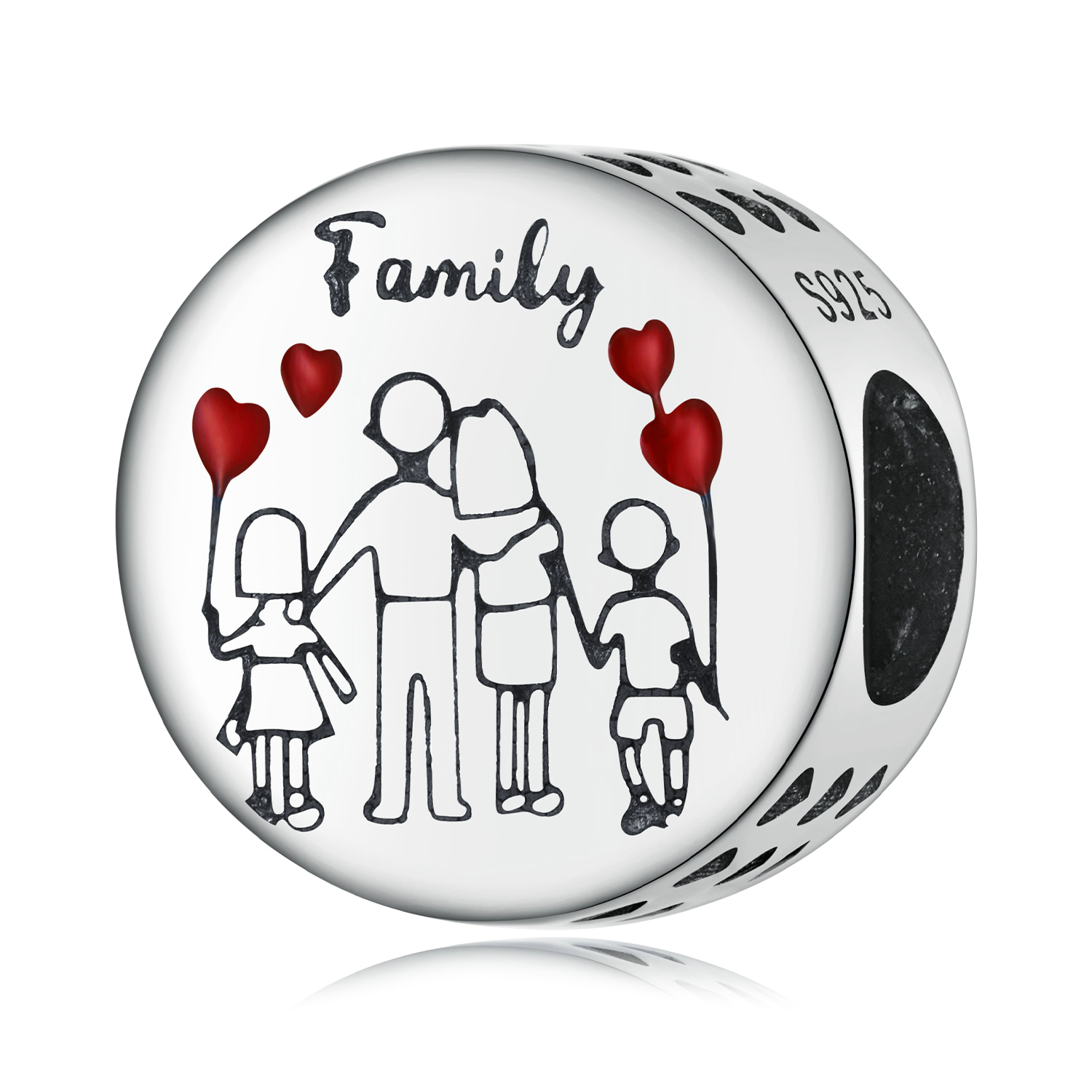 Pandora Stijl Familiebedel - SCC2494