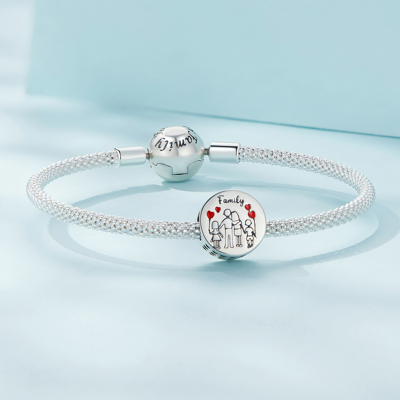 Pandora Stijl Familiebedel - SCC2494