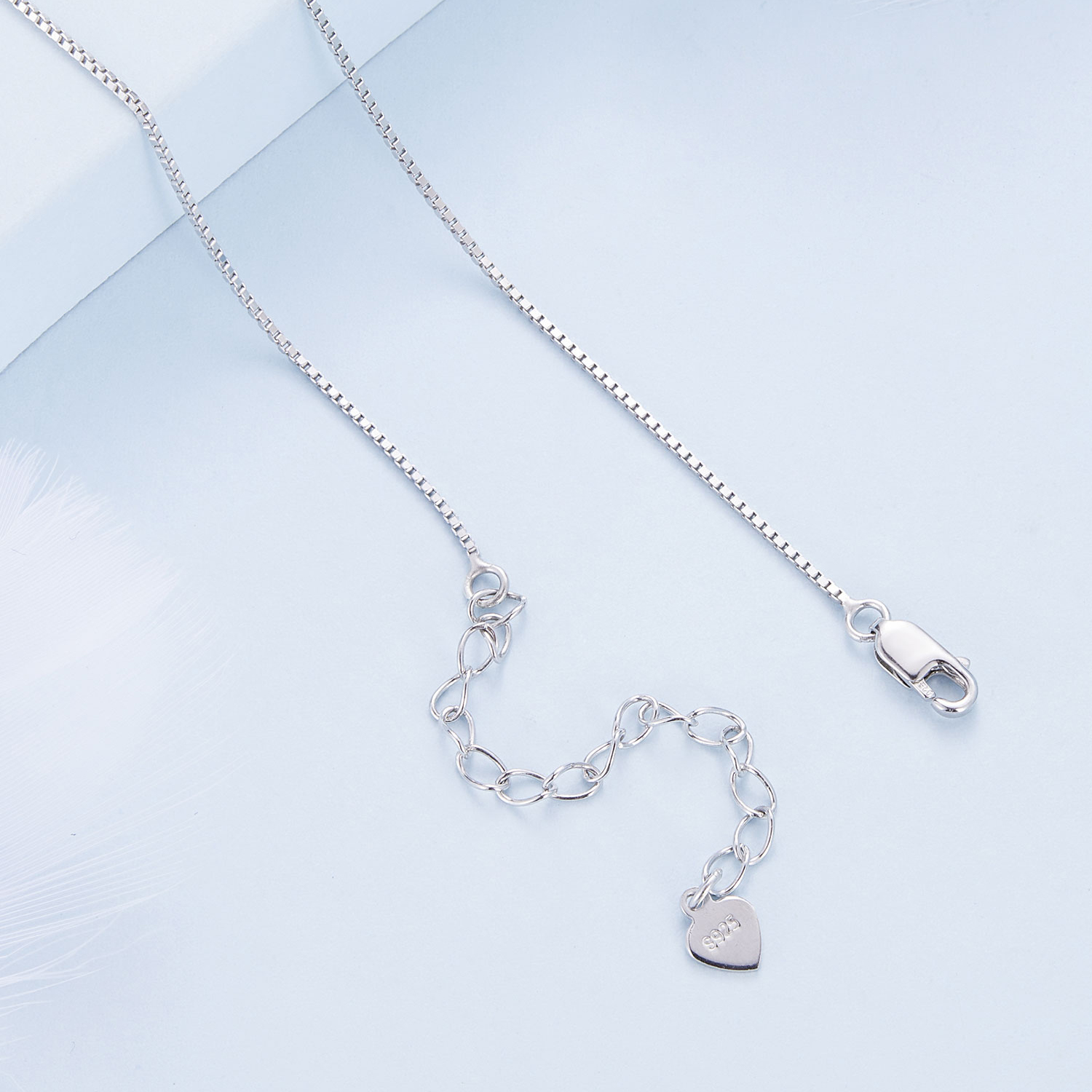 Pandora stijl Glanzende Dubbele Laag Ketting - BSN358