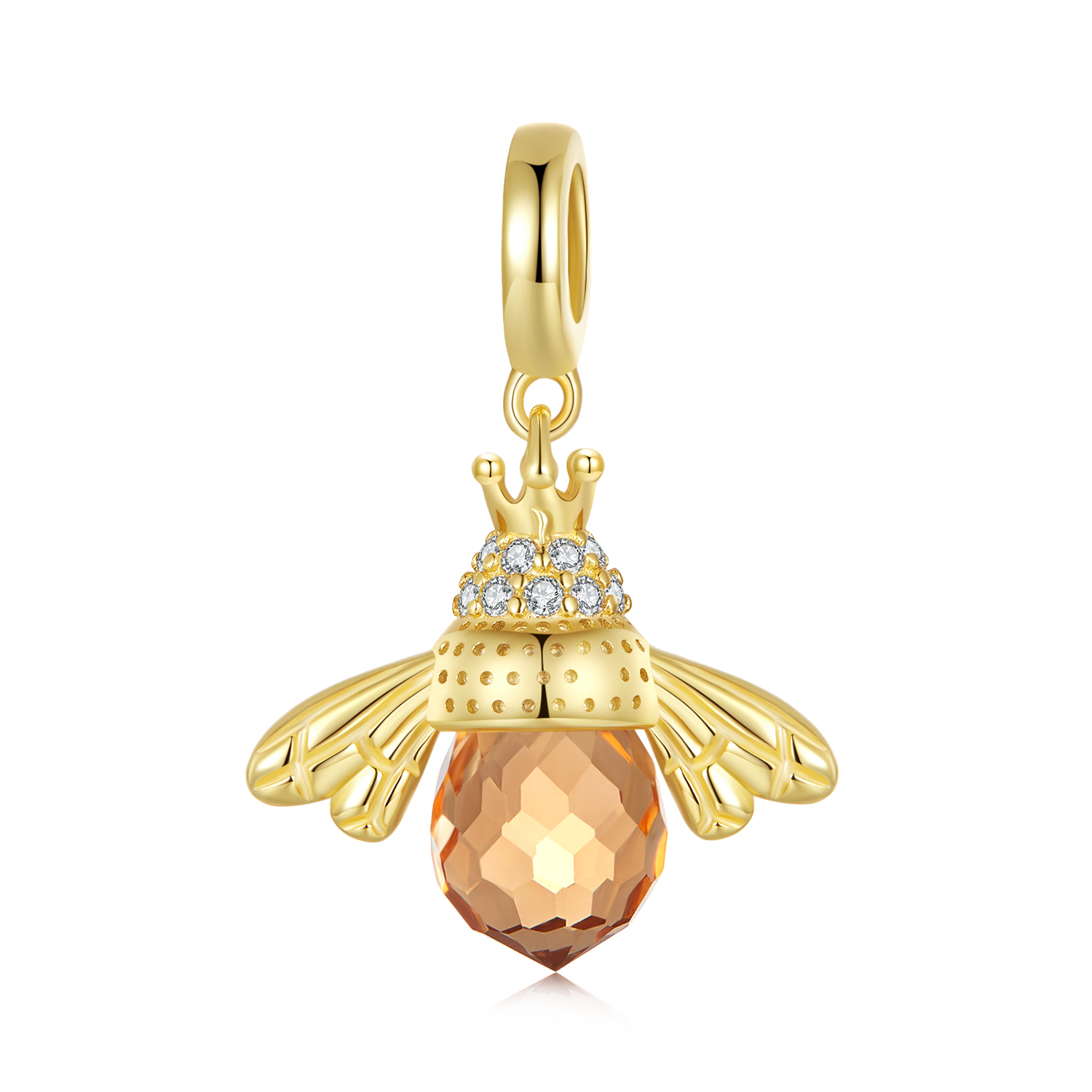 Pandora Stijl Gouden Bij Dangle - SCC035-B Pandora Stijl Gouden Bij Dangle - SCC035-B