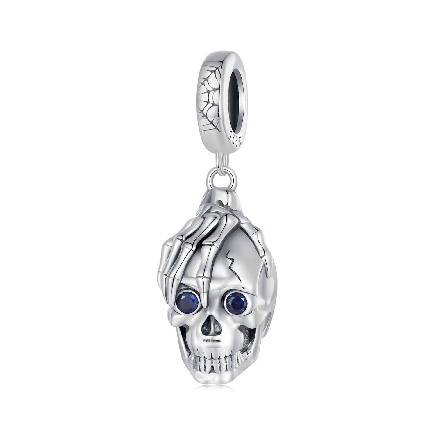 Pandora Stijl Halloween Skull Dangle - SCC2606 Pandora Stijl Halloween Skull Dangle - SCC2606