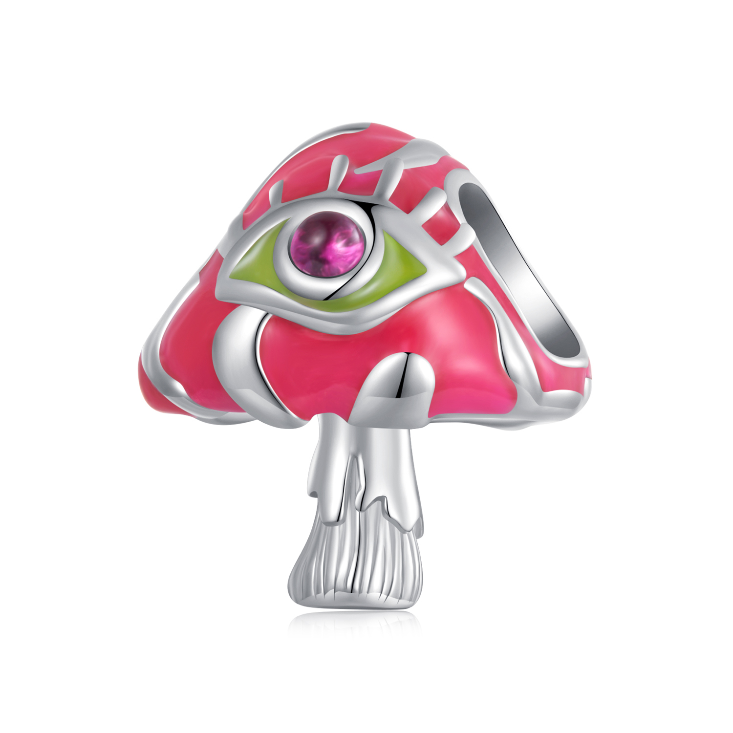 Pandora Stijl Hallucinogene Paddenstoelen Bedel - SCC2532 Pandora Stijl Hallucinogene Paddenstoelen Bedel - SCC2532