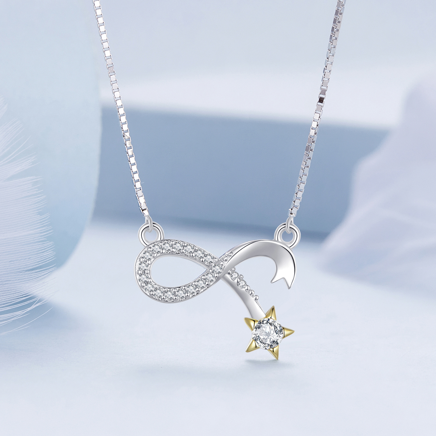 Pandora Stijl Infinity Symbool Ketting - BSN351