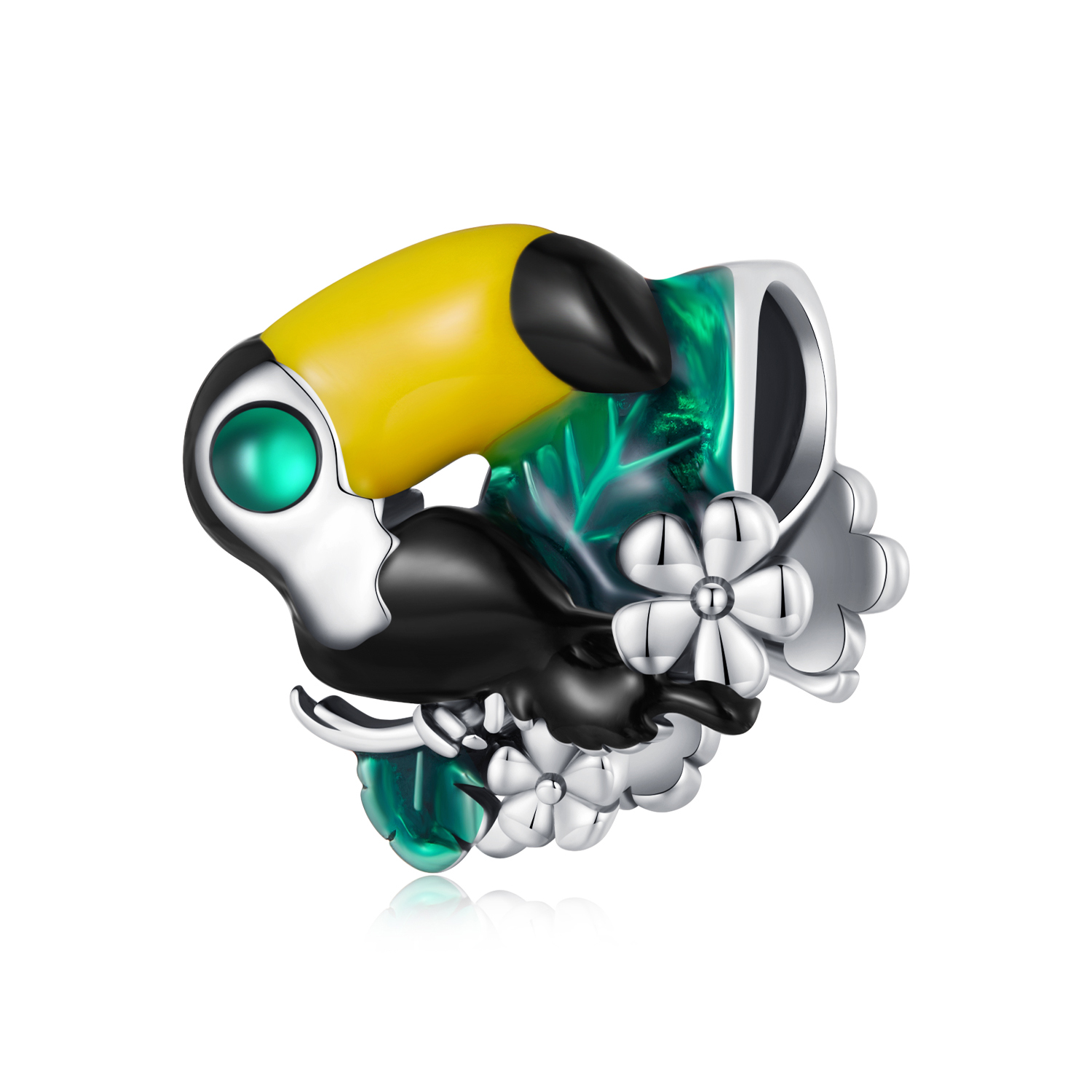 Pandora stijl Jungle Toekan Bedel - SCC2520 Pandora stijl Jungle Toekan Bedel - SCC2520