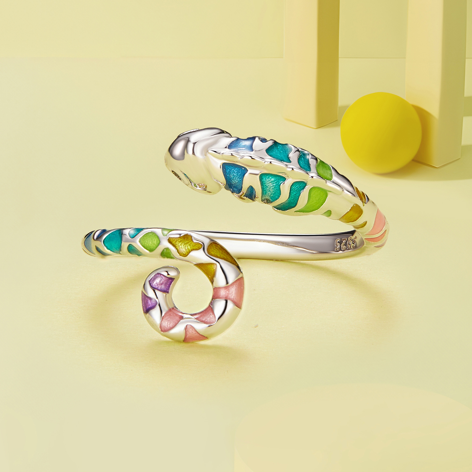 Pandora Stijl Kameleon Open Ring - BSR475-E