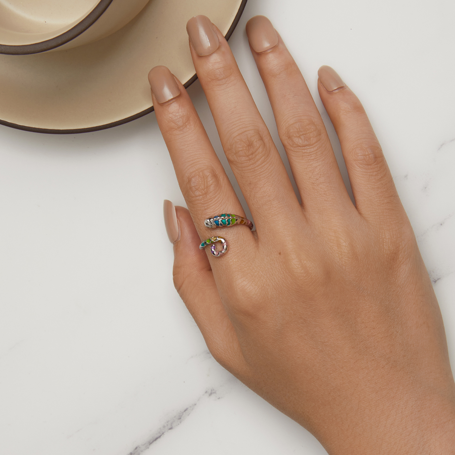 Pandora Stijl Kameleon Open Ring - BSR475-E