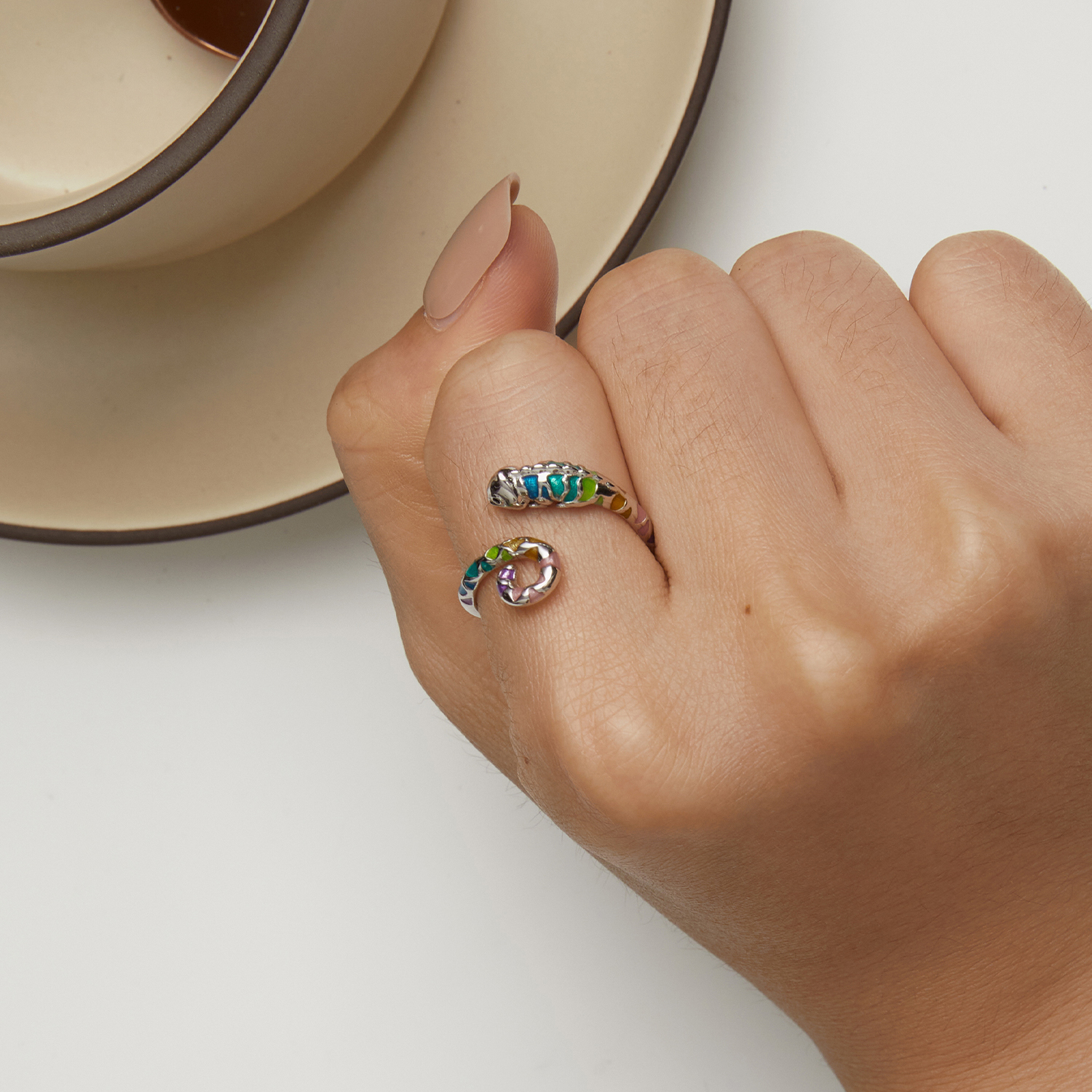 Pandora Stijl Kameleon Open Ring - BSR475-E