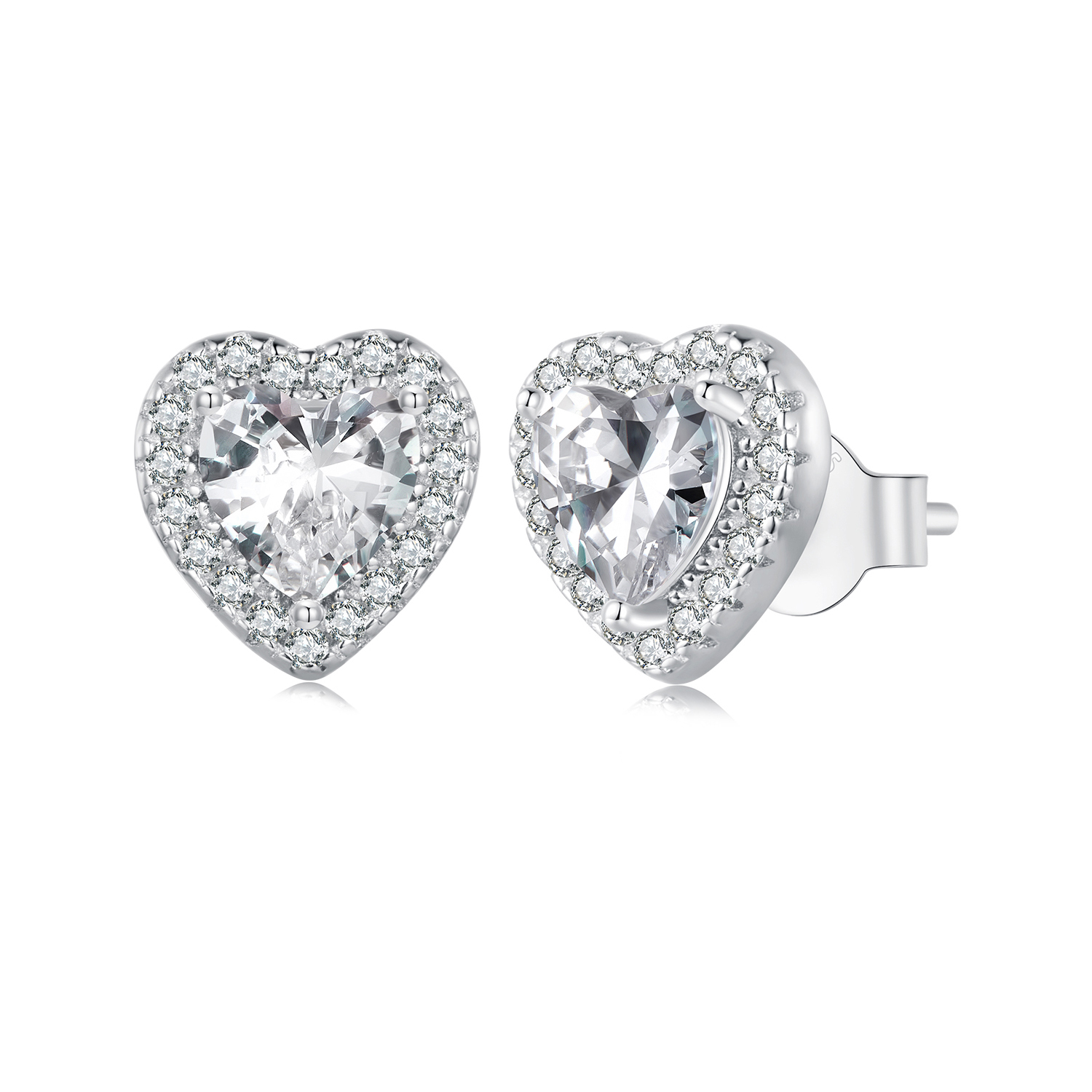 Pandora Stijl Licht Luxe Stud Oorbellen - BSE894 Pandora Stijl Licht Luxe Stud Oorbellen - BSE894