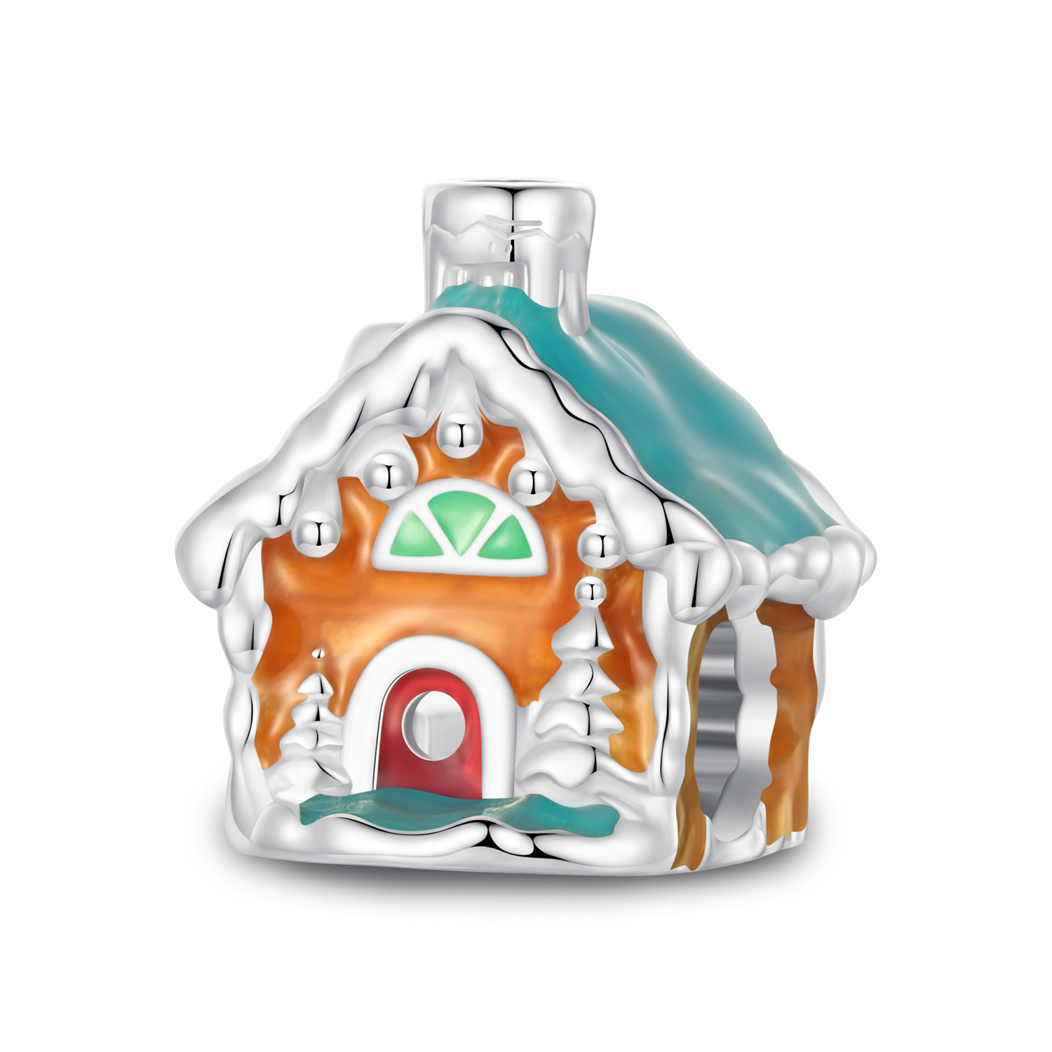 Pandora Stijl Lumineuze Kerstavond Huis Bedel - SCC2646 Pandora Stijl Lumineuze Kerstavond Huis Bedel - SCC2646