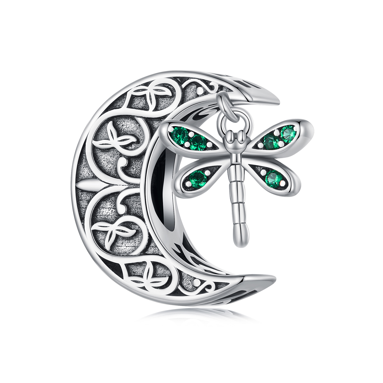 Pandora Stijl Maan Libelle Bedel - SCC2605 Pandora Stijl Maan Libelle Bedel - SCC2605