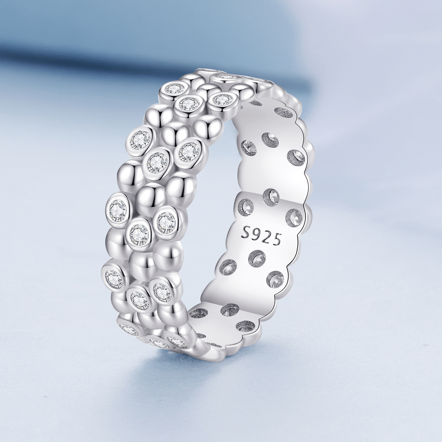 Pandora Stijl Multi-Player Bean Ring - BSR407