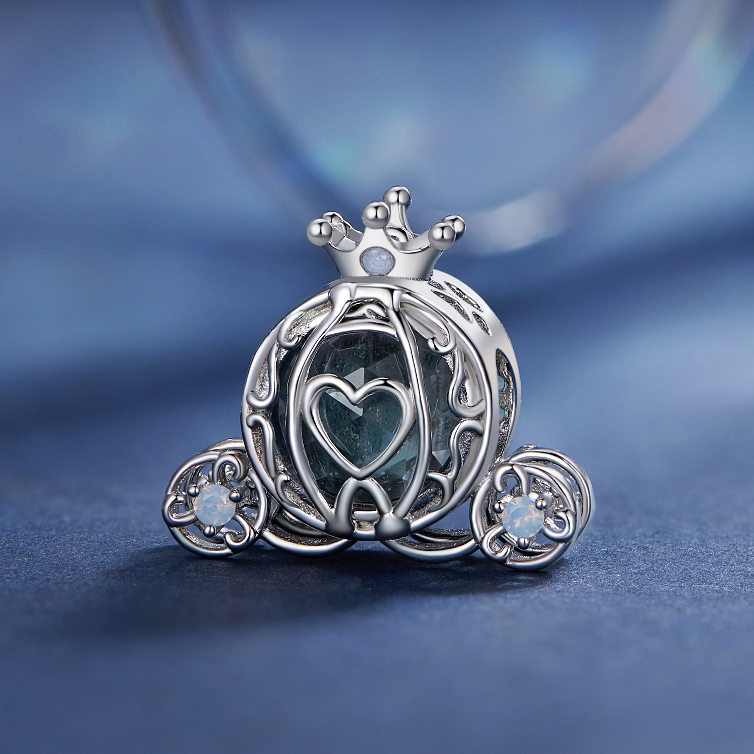 Pandora Stijl Pompoen Auto Bedel - SCC2534