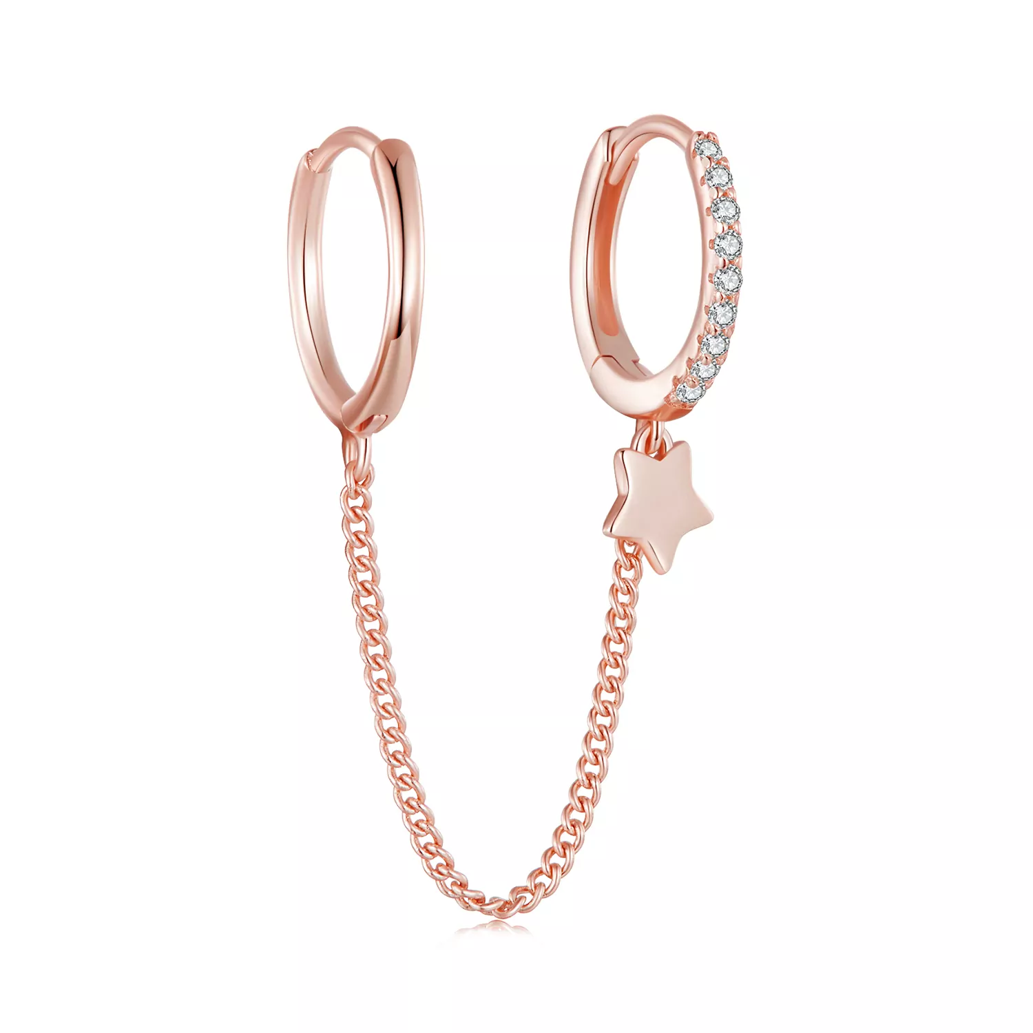 Pandora Stijl Roségouden Astropath Veilige Ketting - SCE914-C