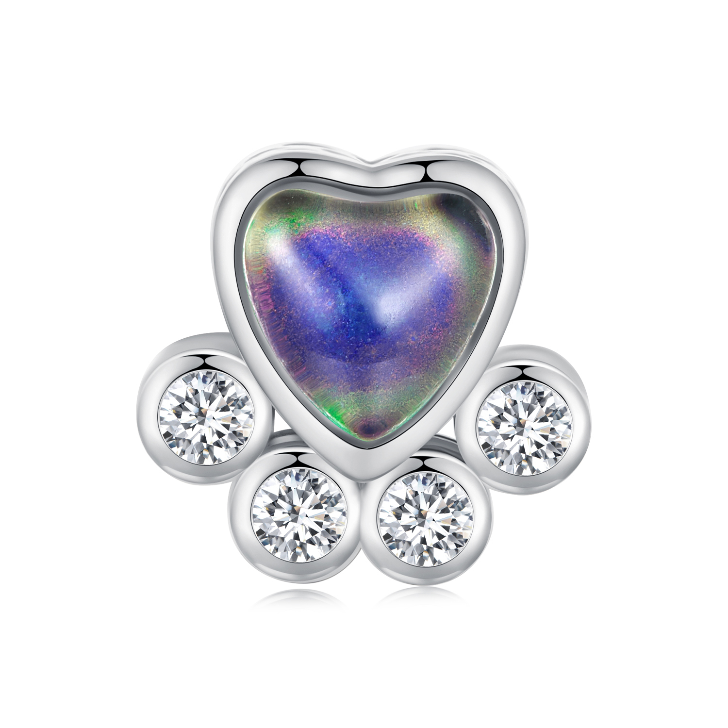 Pandora Stijl Schattige Huisdier Stemmingsteen Bedel - SCC2582 Pandora Stijl Schattige Huisdier Stemmingsteen Bedel - SCC2582