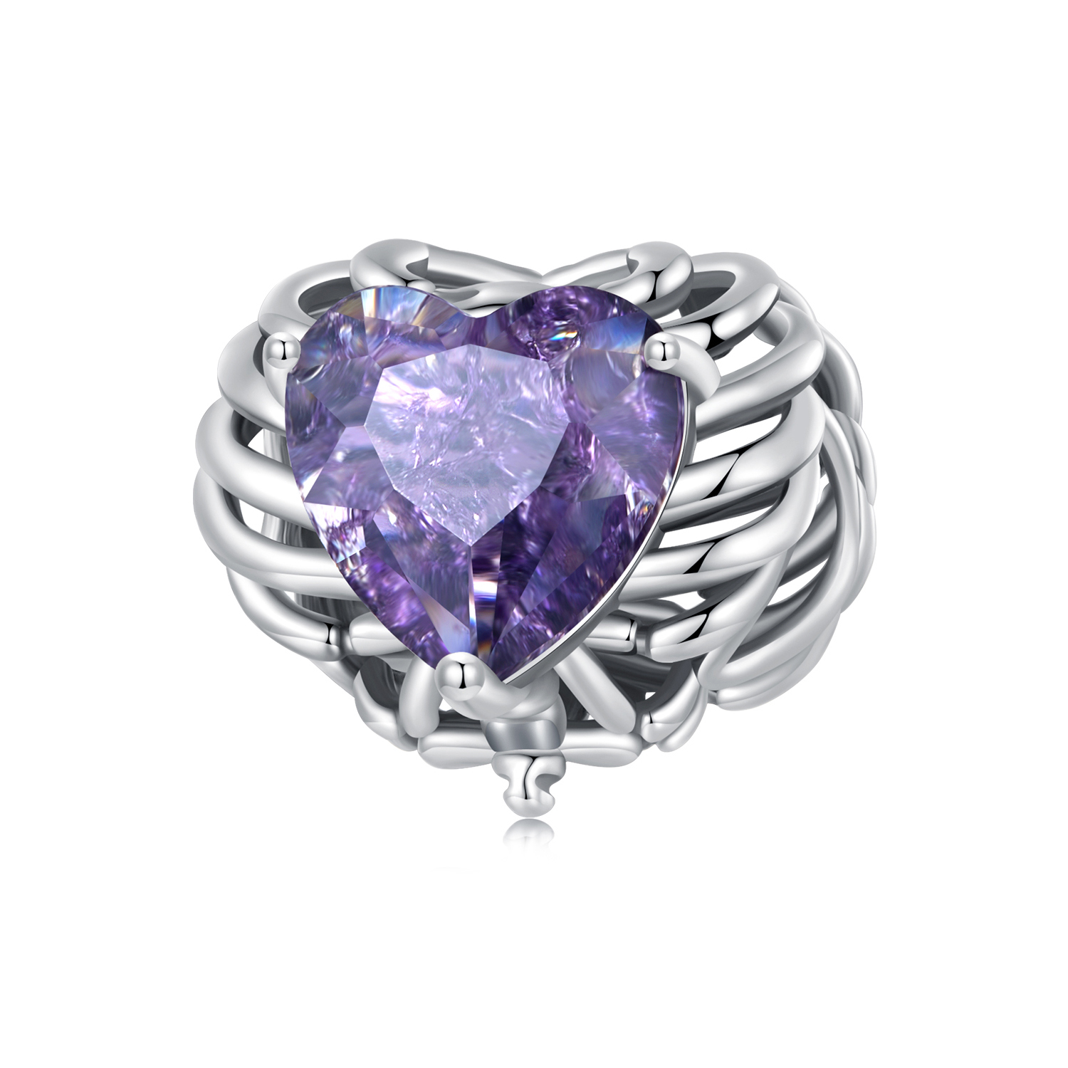 Pandora Stijl Skelet Hart Bedel - BSC910 Pandora Stijl Skelet Hart Bedel - BSC910