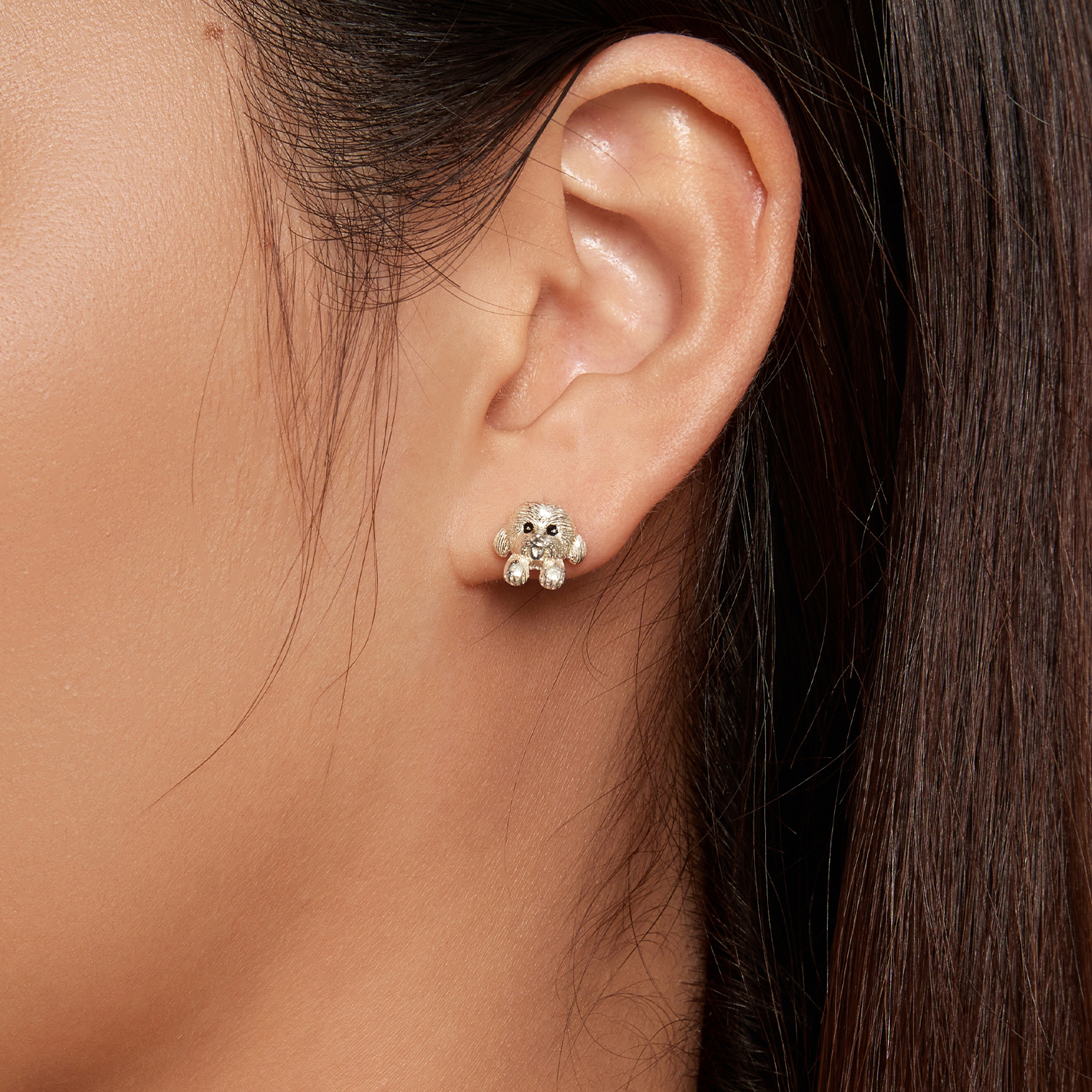 Pandora Stijl Teddy Studs Oorbellen - SCE1631