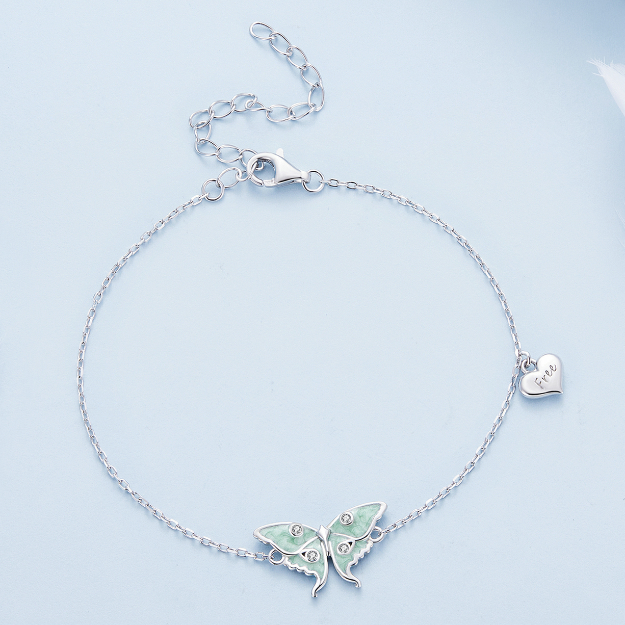 Pandora Stijl Tovenaar van Oz Vlinder Ketting Armband - BSB118