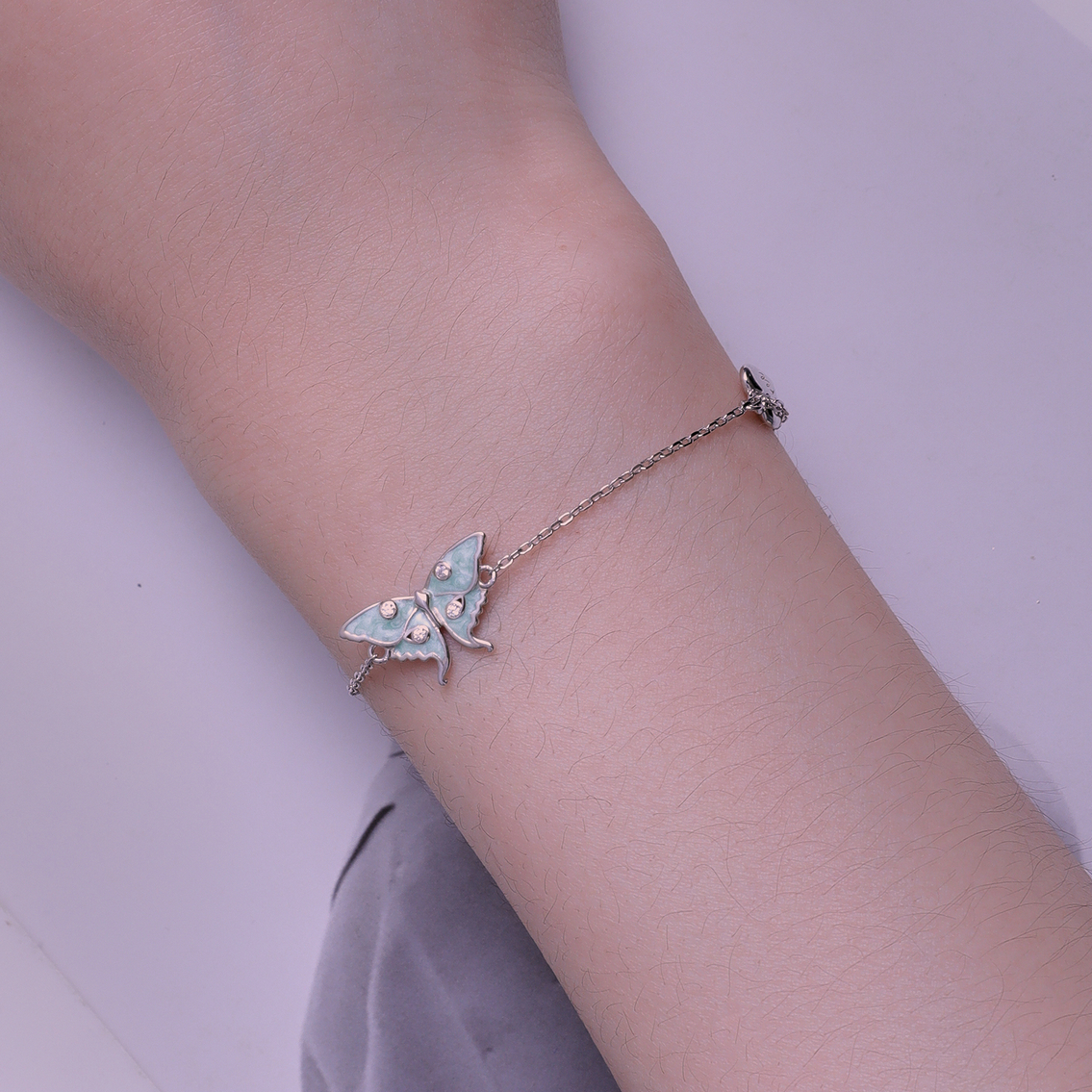 Pandora Stijl Tovenaar van Oz Vlinder Ketting Armband - BSB118