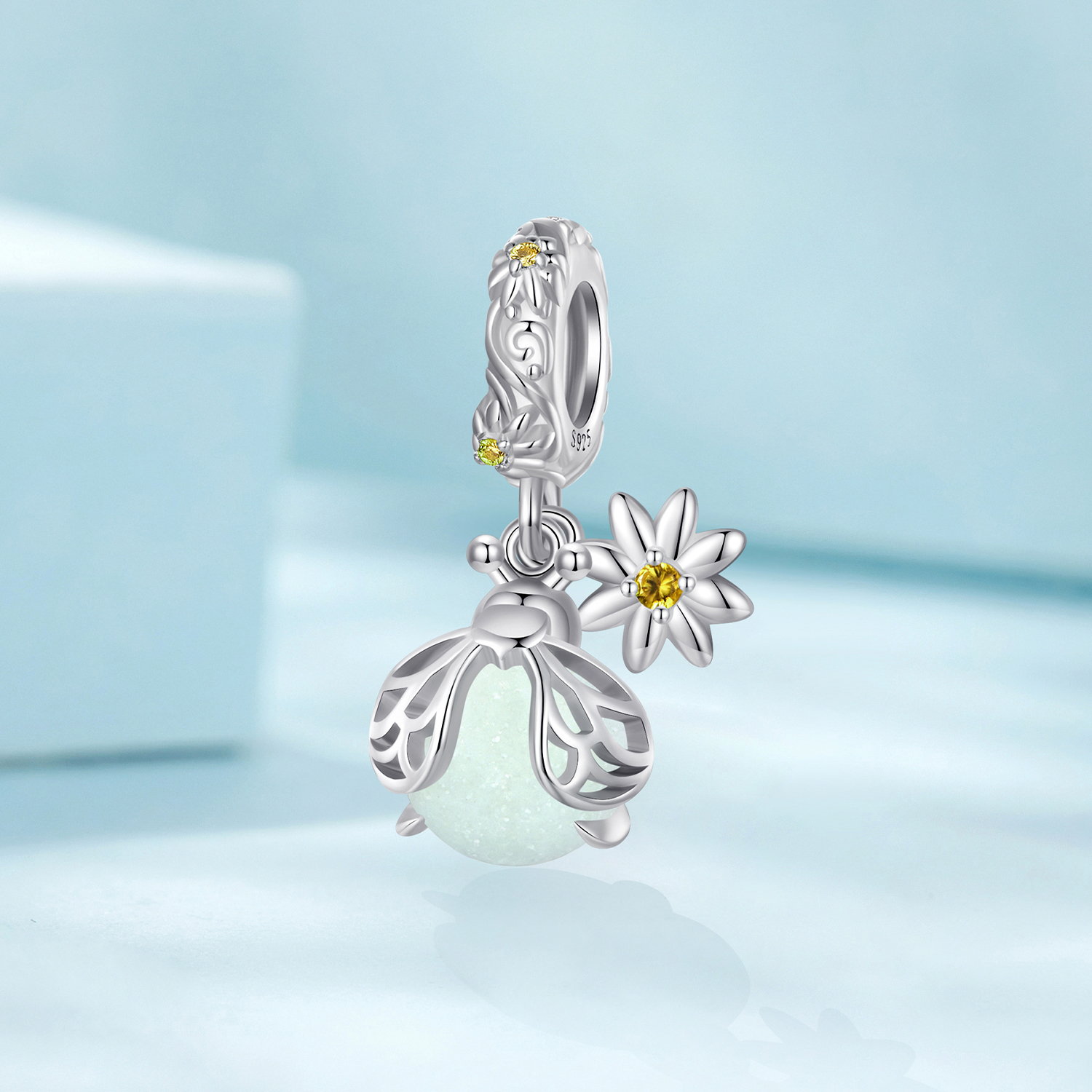 Pandora Stijl Vuurvlieg Lichtgevende Hanger - SCC2615