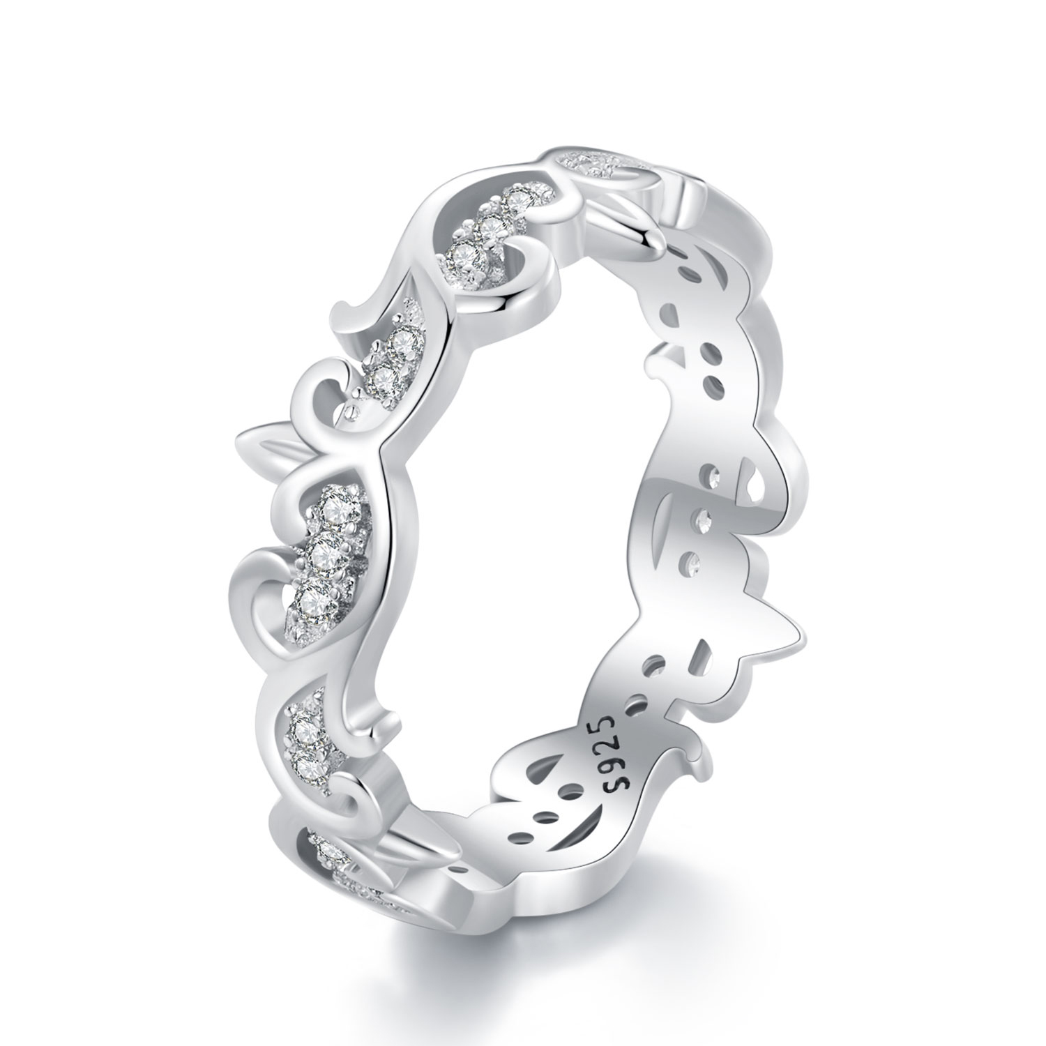 Pandora Stijl Wijnrank Ring - BSR489 Pandora Stijl Wijnrank Ring - BSR489