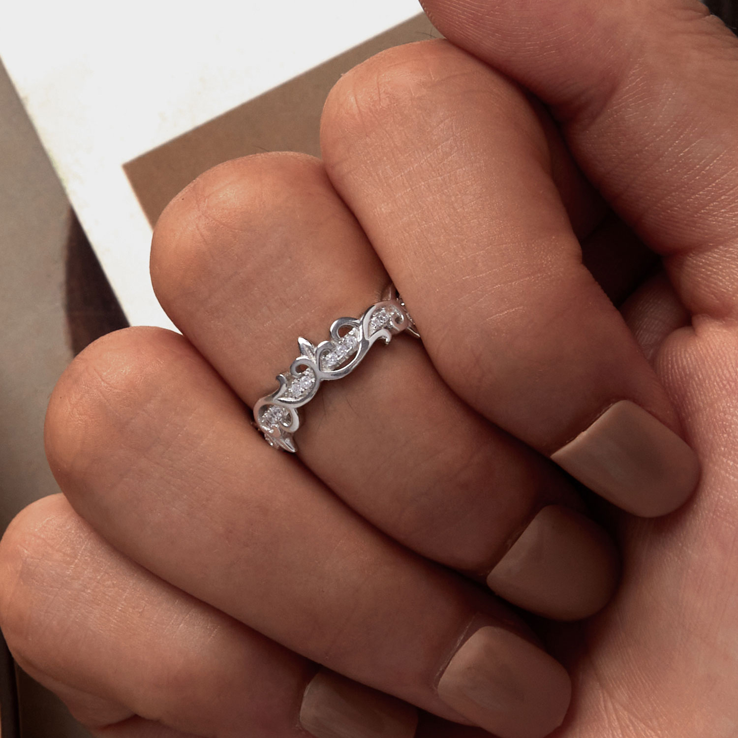 Pandora Stijl Wijnrank Ring - BSR489