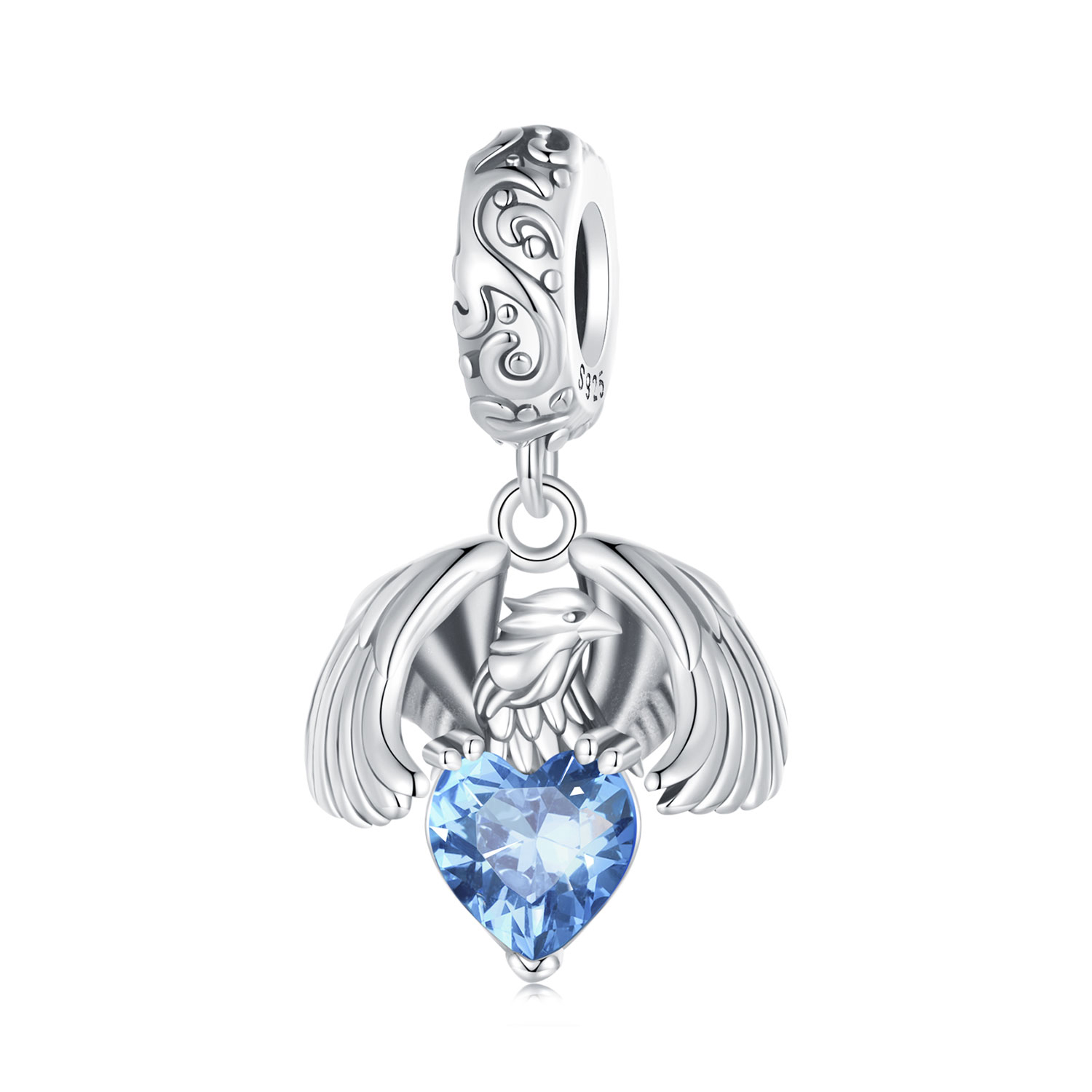 Pandora Stijl Witte Adelaar Bedel - SCC2636 Pandora Stijl Witte Adelaar Bedel - SCC2636