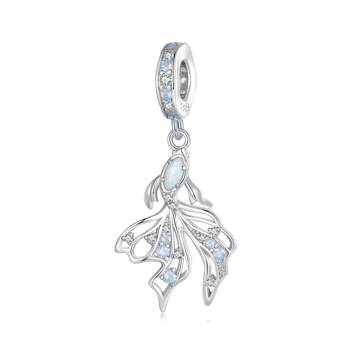 Pandora-stijl Betta Vis Hanger - BSC917 Pandora-stijl Betta Vis Hanger - BSC917