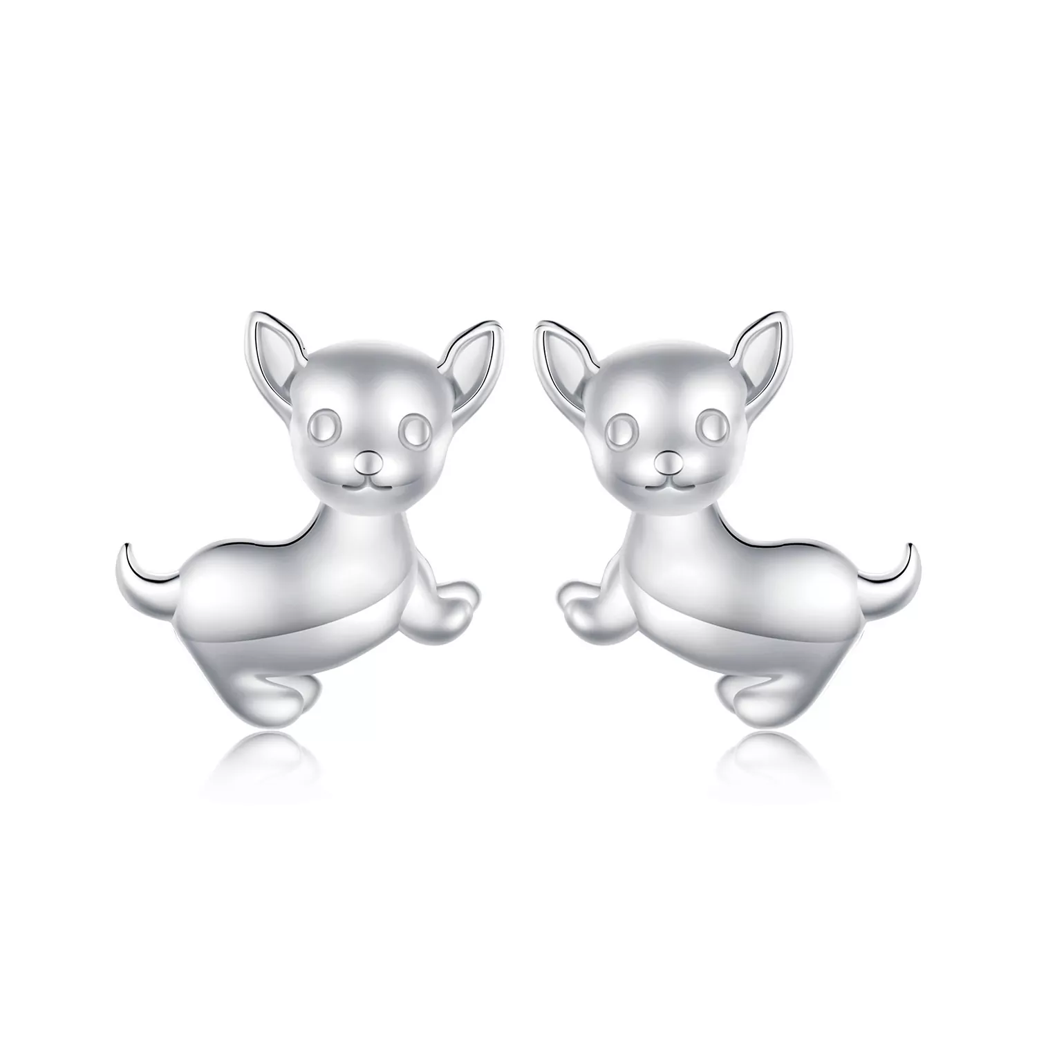 Pandora-stijl Chihuahua-stekkers Oorbellen - SCE1620