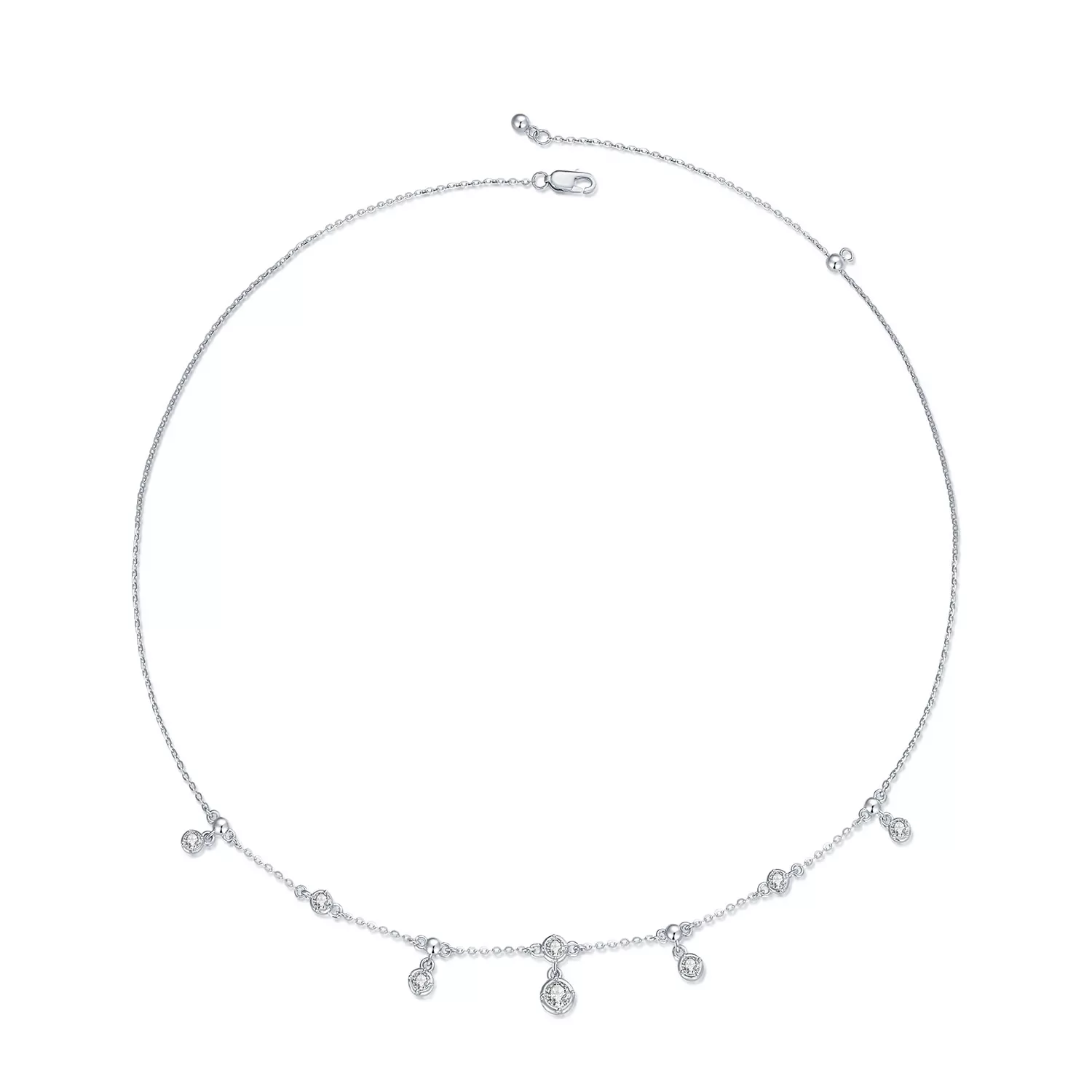 Pandora-stijl fonkelende kwast choker - BSN360