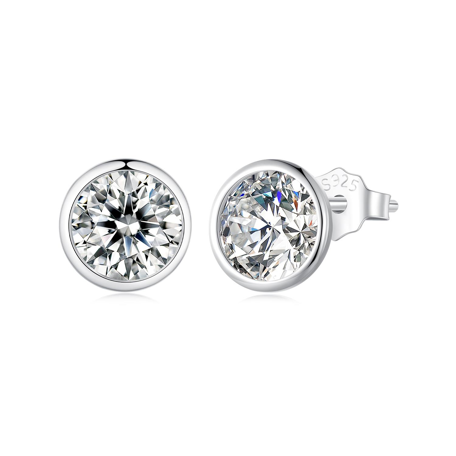 Pandora-stijl glinsterende stekeroorbellen - BSE902 Pandora-stijl glinsterende stekeroorbellen - BSE902