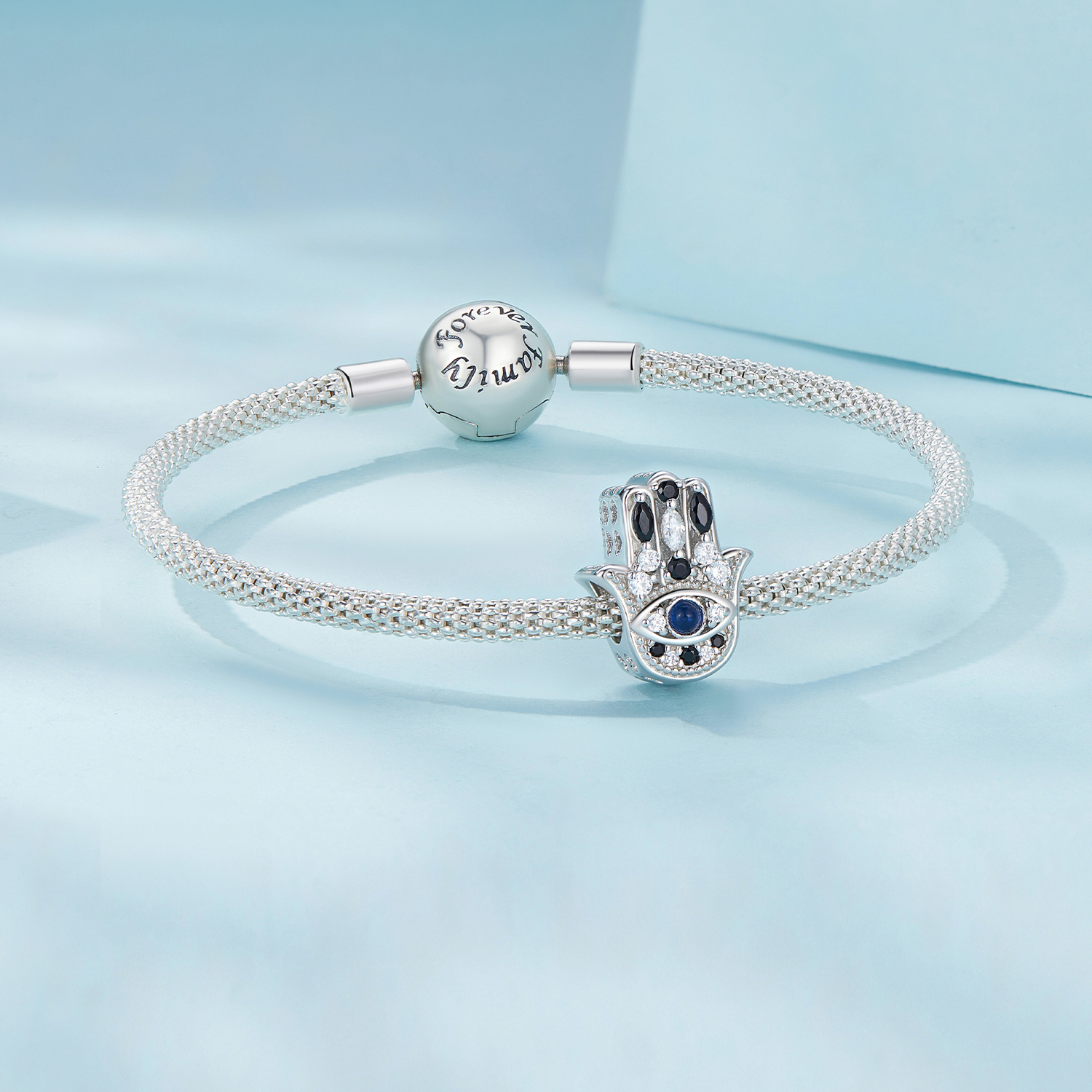 Pandora-stijl Hand van Fatima-bedel - SCC2522