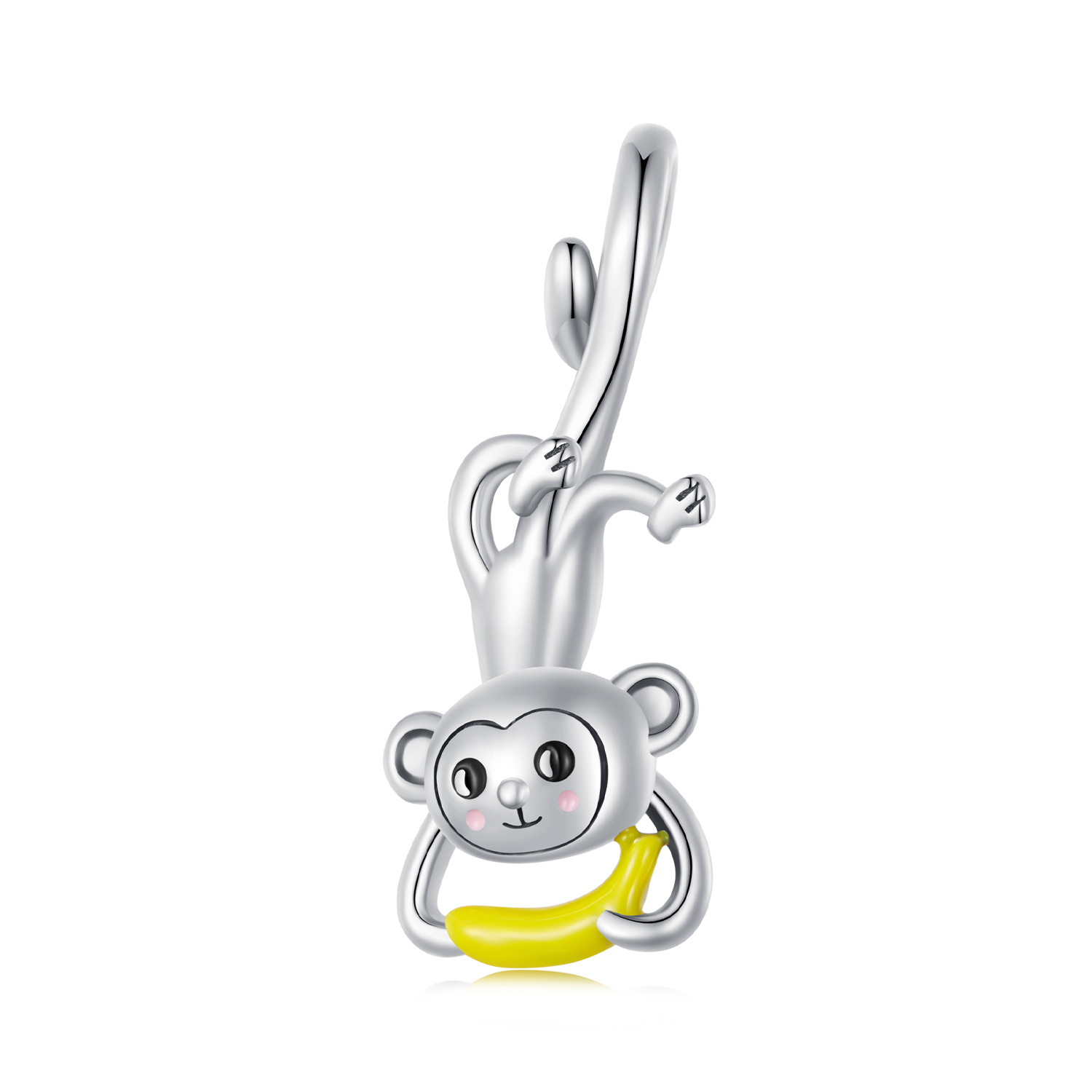 Pandora-stijl hangende aap - SCC2547 Pandora-stijl hangende aap - SCC2547