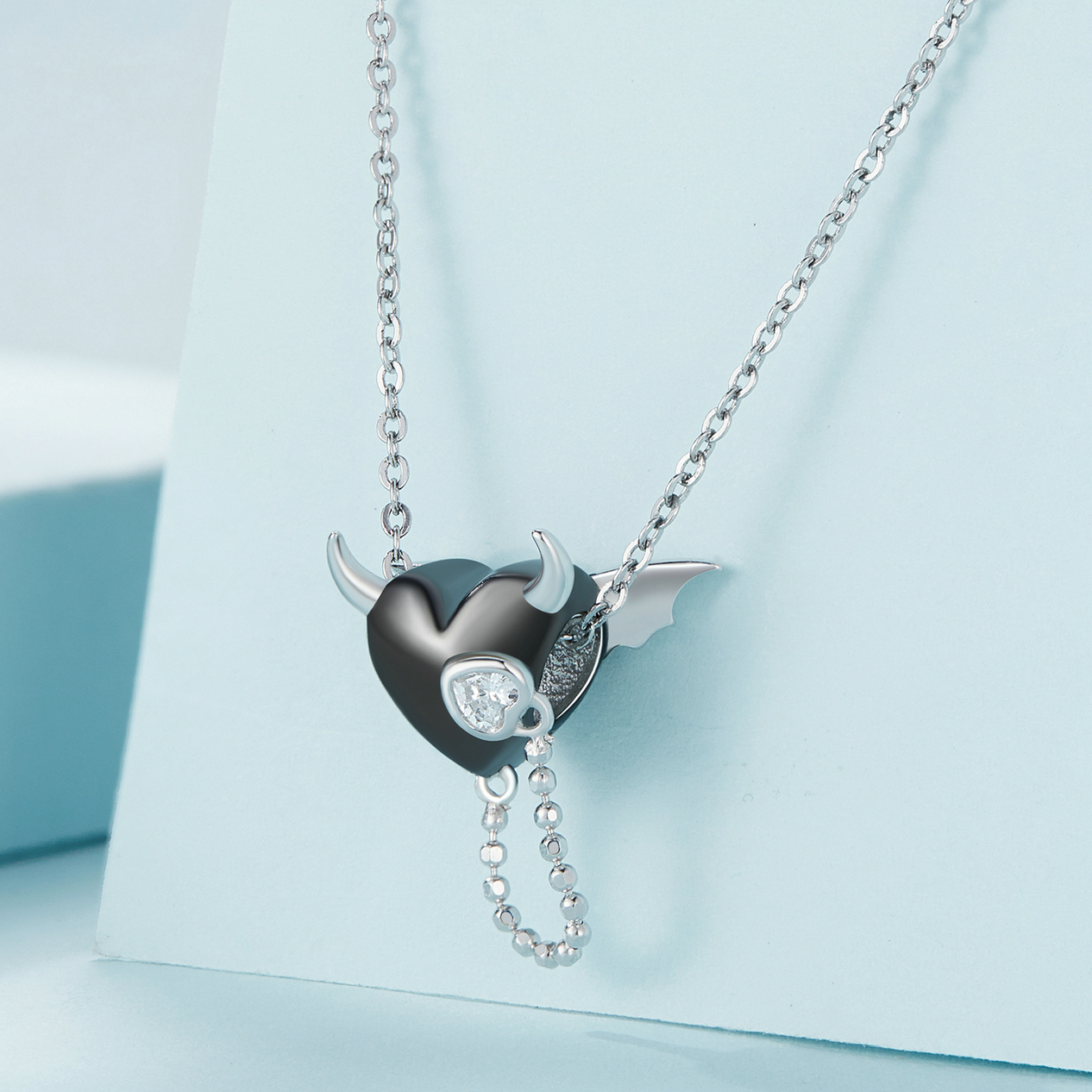 Pandora-stijl Kleine Duivel Punk Bedel - SCC2495