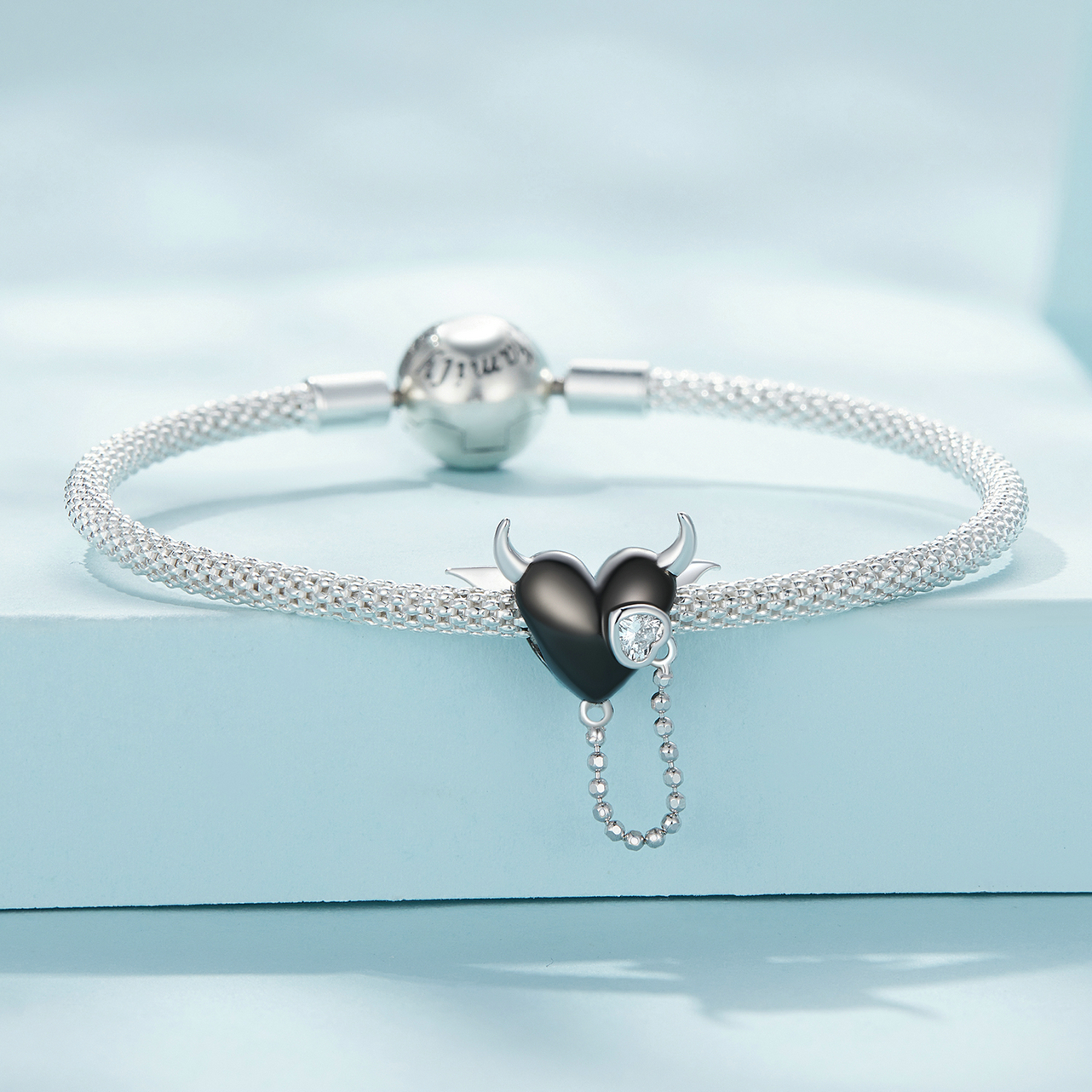 Pandora-stijl Kleine Duivel Punk Bedel - SCC2495