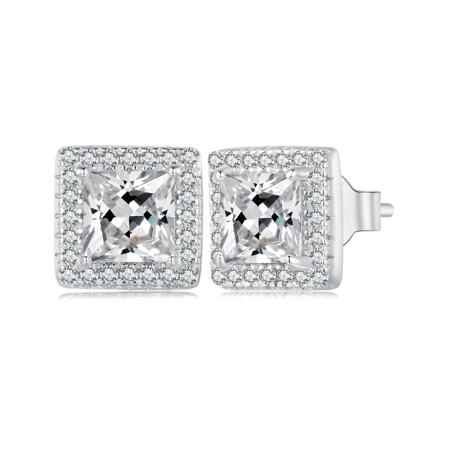 Pandora-stijl Licht Luxe Stud Oorbellen - BSE895 Pandora-stijl Licht Luxe Stud Oorbellen - BSE895