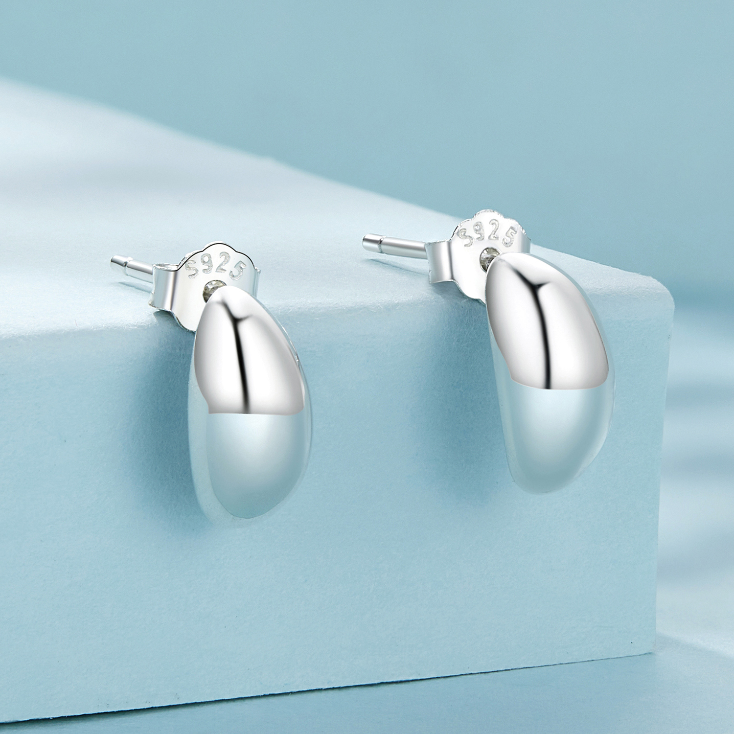 Pandora-stijl Maan Studs Oorbellen - SCE1632